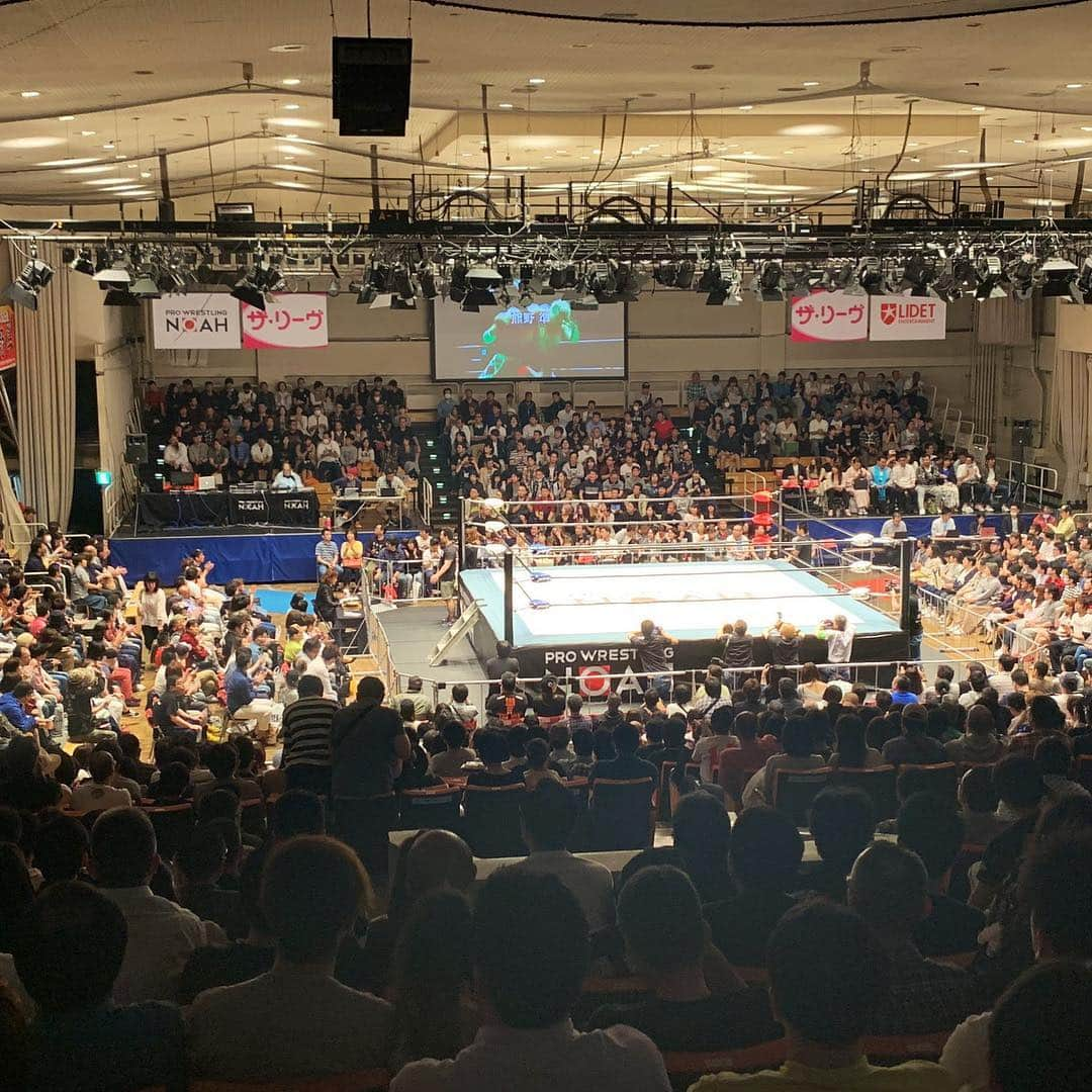 プロレスリング・ノアさんのインスタグラム写真 - (プロレスリング・ノアInstagram)「#noah_ghc #後楽園ホール #ご来場ありがとうございます #超満員 #GTL2019」5月4日 11時41分 - noah_ghc