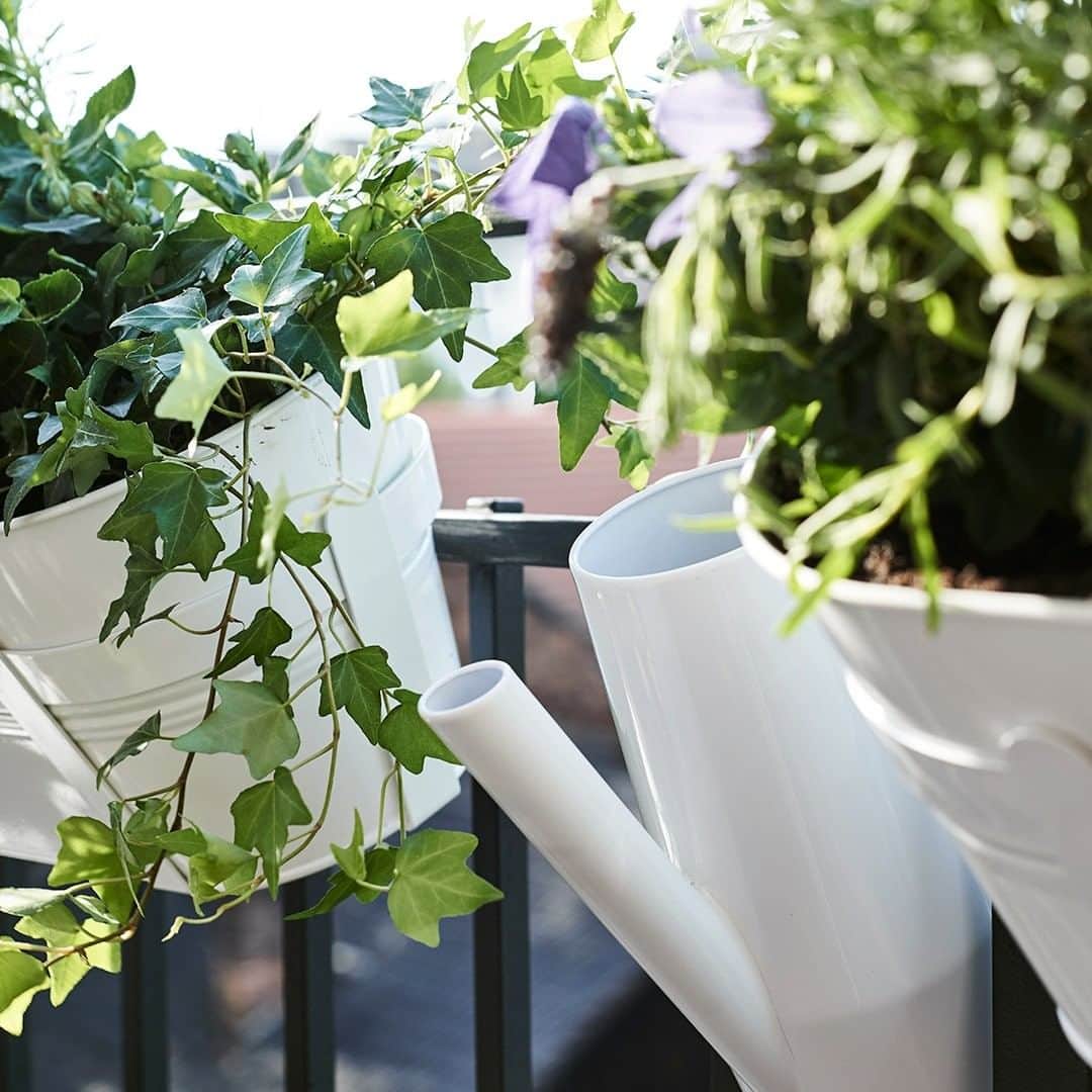IKEA USAさんのインスタグラム写真 - (IKEA USAInstagram)「Summer in the city doesn't have to mean being away from nature. Link in bio for ways to make the most of your small balcony space.  BITTERGURKA Watering can, $12.99」5月5日 1時01分 - ikeausa