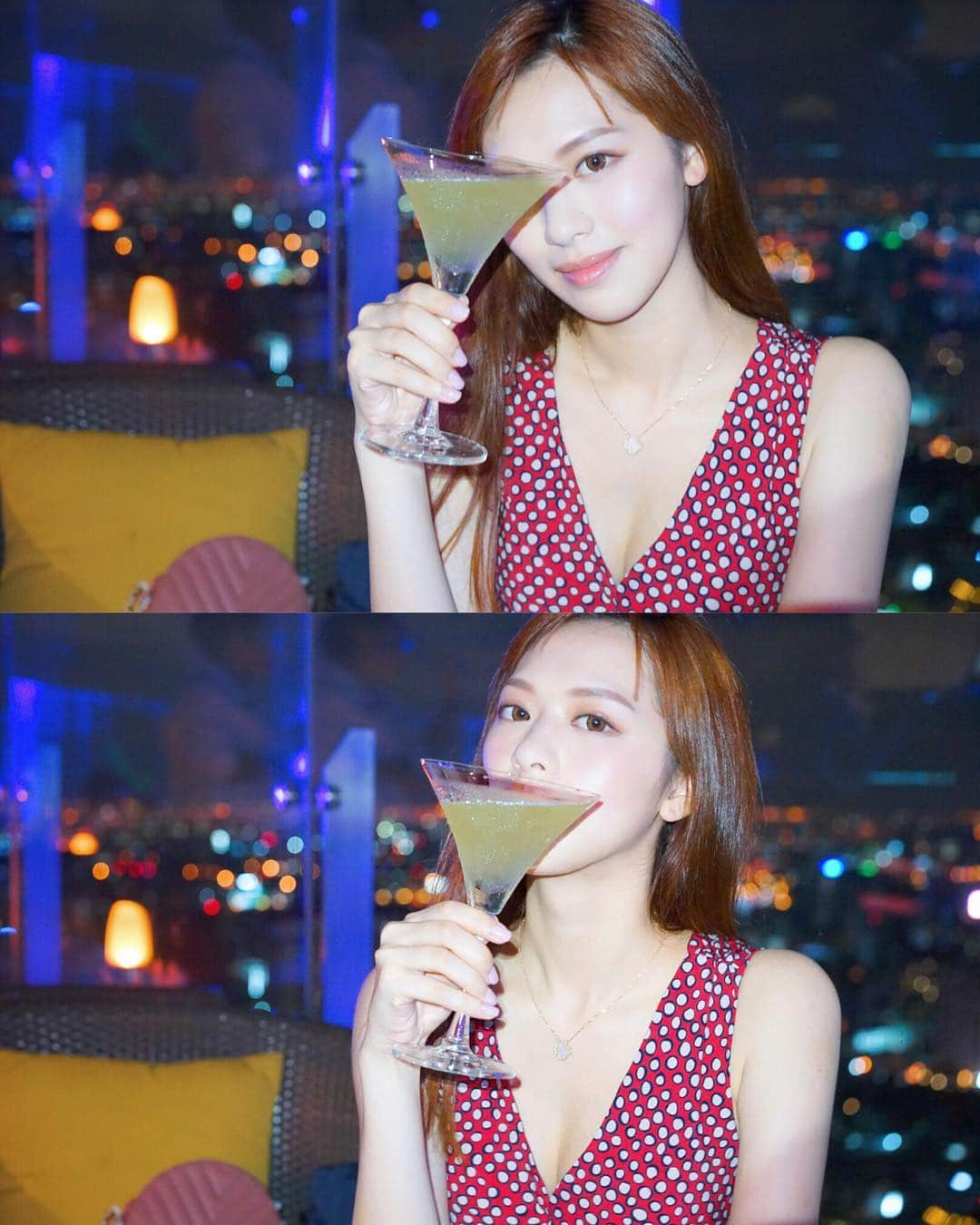 クリスタル・フォンさんのインスタグラム写真 - (クリスタル・フォンInstagram)「- Come have a drink with me? 🍸 #drinkwithaview #bangkokcityline  #FYYinbangkok」5月5日 0時08分 - crystalfyy