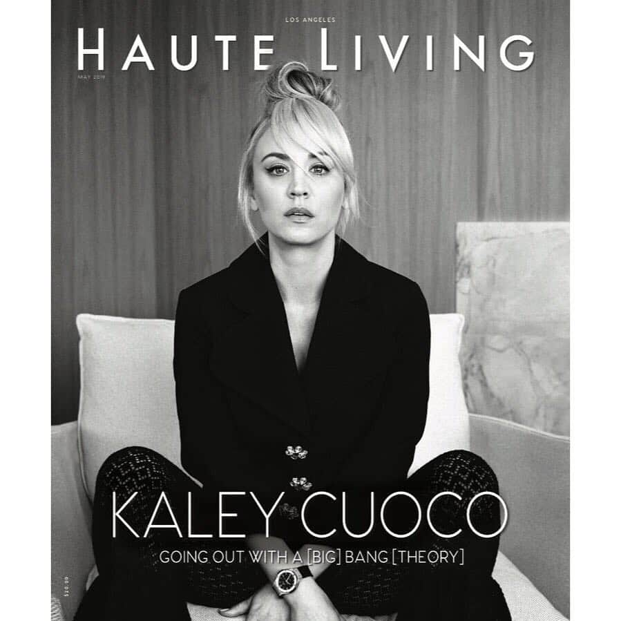 ブラッド・ゴレスキーさんのインスタグラム写真 - (ブラッド・ゴレスキーInstagram)「@kaleycuoco looking haute haute haute in the May issue of @hauteliving magazine styled by me & @daniela_viviana 💄 @nhinako_makeup 💁🏼‍♀️ @christinesymondshair 📷 @jefflipsky #tapforcredits」5月5日 0時36分 - bradgoreski