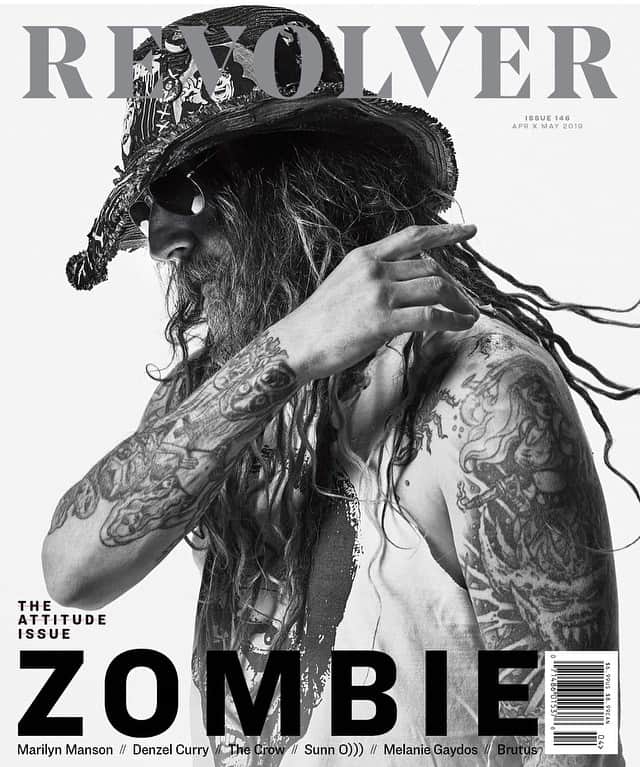 ロブ・ゾンビのインスタグラム：「Yo kids! Dig the new cover of Revolver magazine ! There are 5 different Twins of Evil covers. Two of me, two of Manson and on of us together! Beware the Twins are returning! #robzombie #revolvermagazine #marilynmanson」