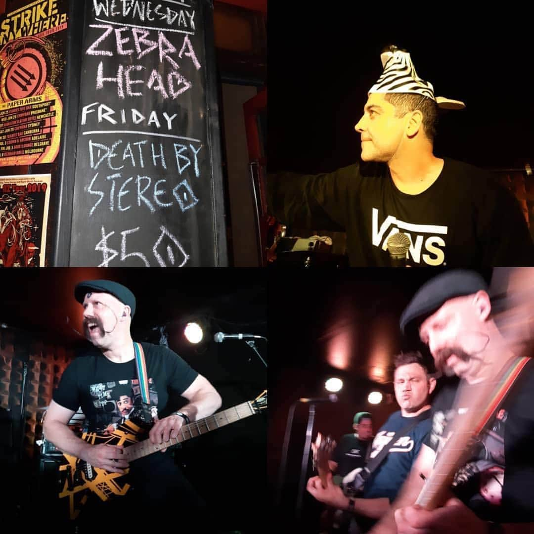 Zebraheadさんのインスタグラム写真 - (ZebraheadInstagram)「Great time in Melbourne last night!! #Zebrahead #braininvaders  #Repost @subvertingexpectations ・・・ @zebraheadofficial rocking Melbourne last night @thebendigo - thank you to @arrestrecaust for getting them Down Under!! #gig #livemusic #punk #livemusicphotography #mfzb #zebrahead #melbourne #melbournemusicscene」5月5日 0時51分 - zebraheadofficial