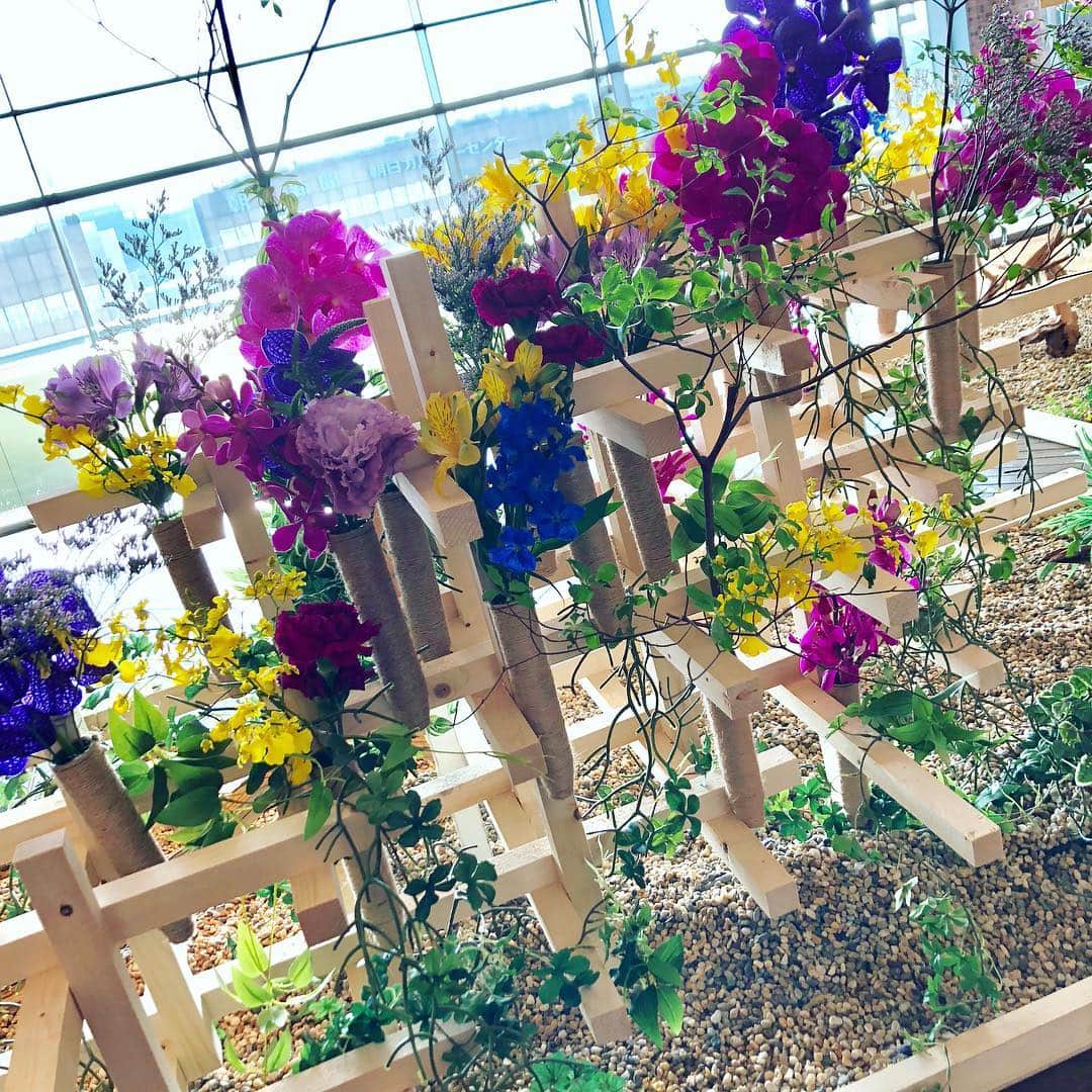 前田友香さんのインスタグラム写真 - (前田友香Instagram)「﻿ お花たくさんで 素敵な空間♡♡♡﻿ ﻿ 可愛いねっ💕 ﻿ ﻿ #flower﻿ #フラワーコーディネート﻿」5月4日 16時05分 - yukamaeda.maeyuka