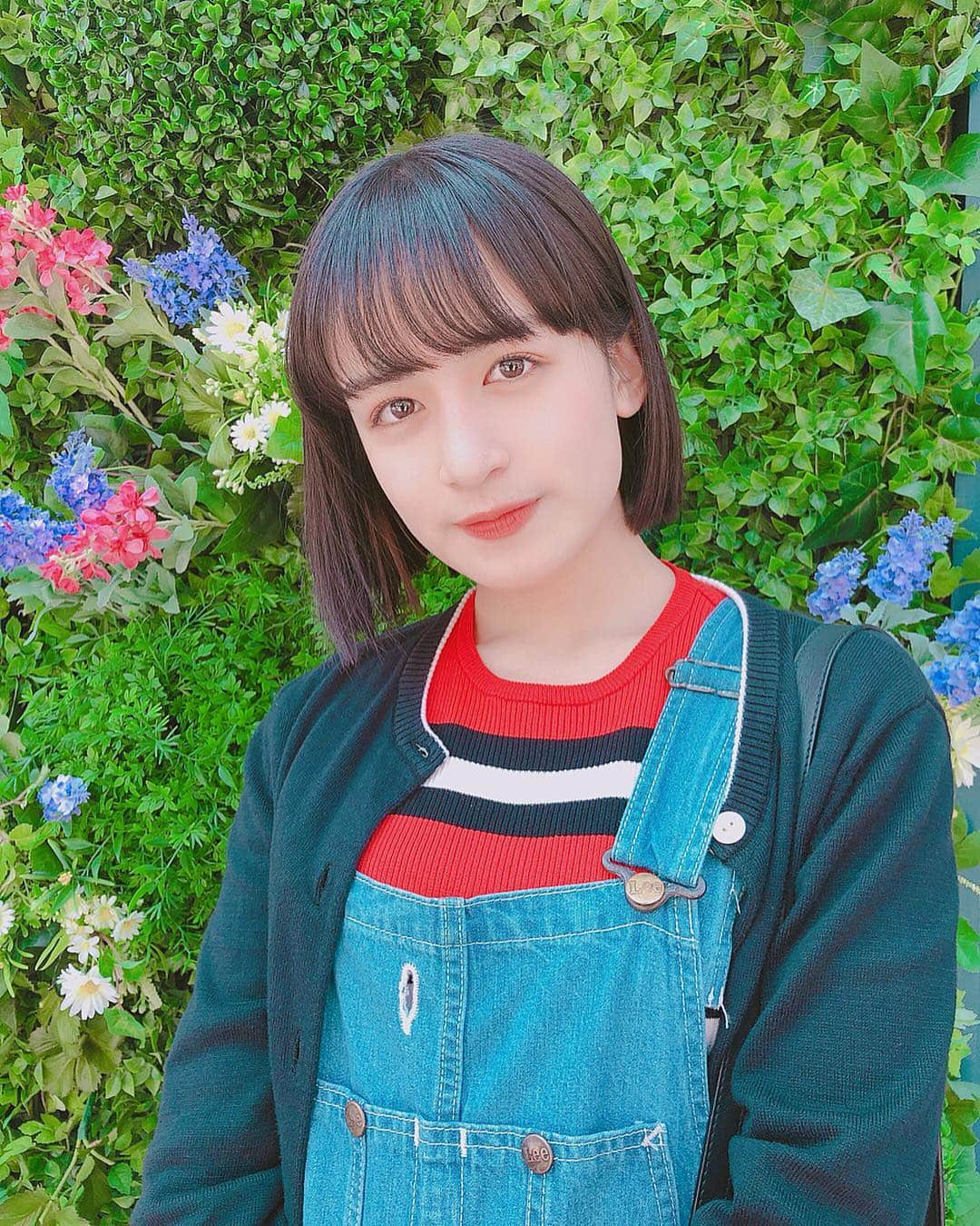 山出愛子さんのインスタグラム写真 - (山出愛子Instagram)「富士急の映えスポット🌳  お花が可愛くて撮っちゃった！  早起きは大変だったけど お天気良くて自然光✨最&高💗  #富士急ハイランド #富士急 #映え #映えスポット #🌳 #lee #zara #agnesb #ジェットコースター🎢 #150cm #150cmコーデ #sサイズコーデ #sサイズ」5月4日 16時19分 - aiko_yamaide