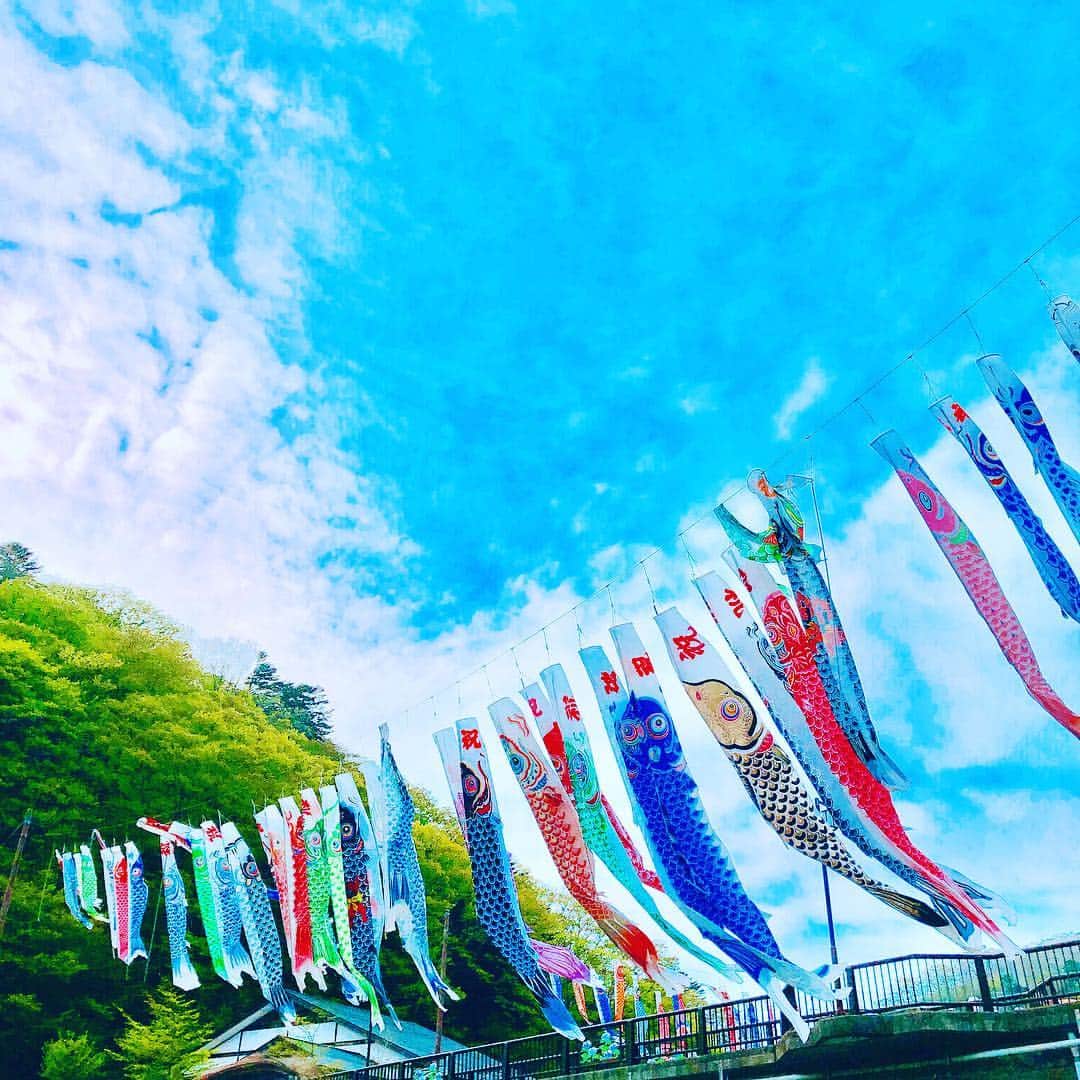 西島知宏のインスタグラム：「#鯉のぼり #那須 #那須塩原」