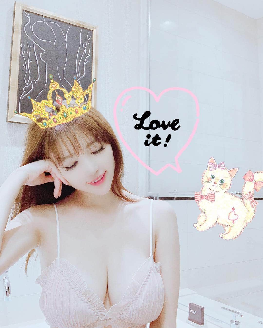 森下悠里さんのインスタグラム写真 - (森下悠里Instagram)「ふんわり🦄✨ - #lingerie #pink #myfavorite」5月4日 17時56分 - yuurimorishita