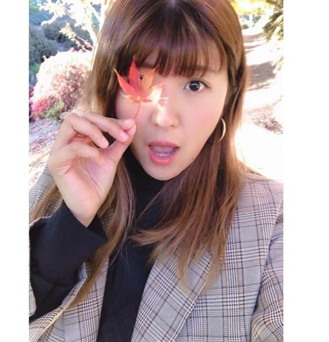 徳永千奈美さんのインスタグラム写真 - (徳永千奈美Instagram)「🍁Autumn leaves 🍁  #abroad  #autumn  #autumnleaves  #happy  #smile  #mylife  # @17kg_official」5月4日 20時17分 - chinami.tokunaga