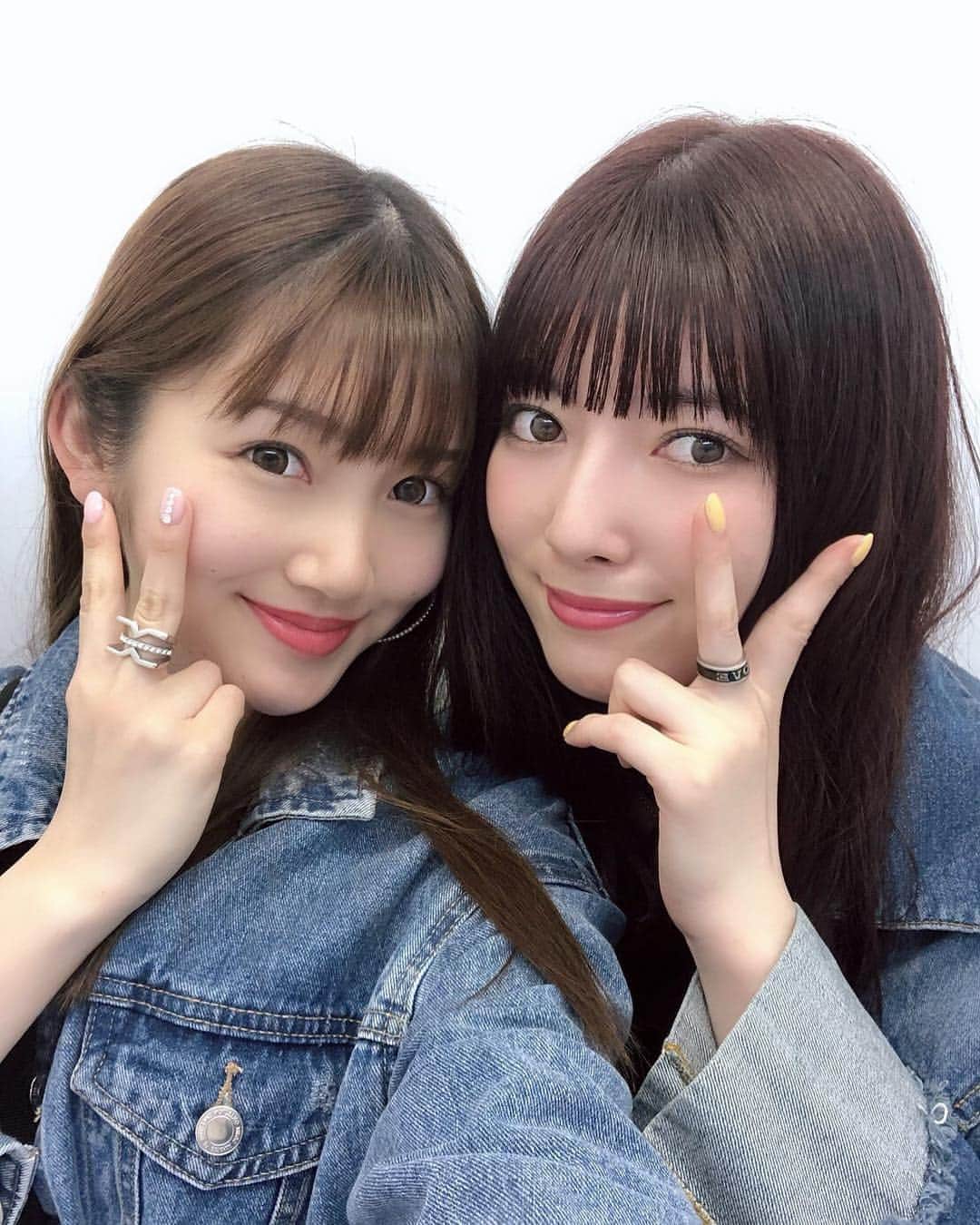 日下部美愛のインスタグラム：「たまたまGジャン揃った久保玲奈しゃん 愛おしいな〜〜〜〜 . . #久保玲奈 #photo #japan #model #me #fashion #makeup #followme #instagood #camera #selfie #instadaily #dailylook # #한국 #맞팔 #사진 #데일리 #데일리룩 #인스타사진 #인스타그램」