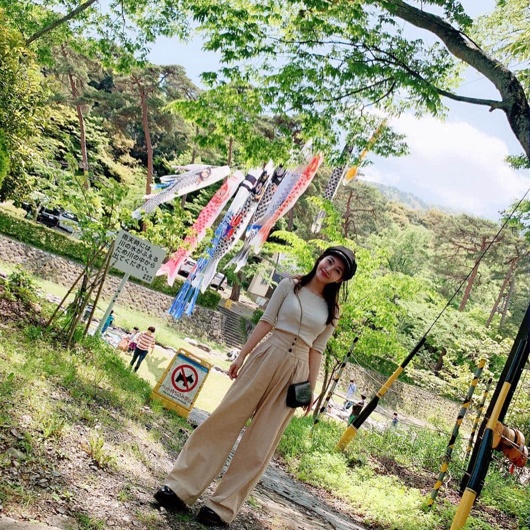 中西悠綺さんのインスタグラム写真 - (中西悠綺Instagram)「鯉のぼり🎏🌈💕」5月4日 21時43分 - nakanishi_yuuki