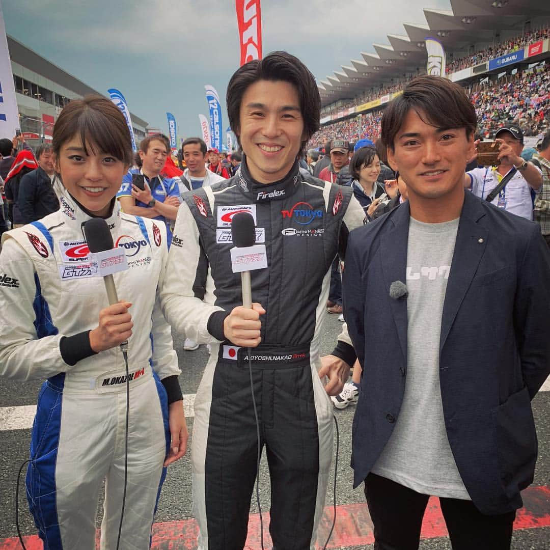 千代勝正さんのインスタグラム写真 - (千代勝正Instagram)「SUPER GT 第2戦 富士500kmレースは、GTプラスのゲスト解説をさせて頂きました🎤  今回もまさかの大荒れの展開に！？ 詳しくは、毎週日曜日23時30分～放送のテレビ東京系列「SUPER GTプラス」をぜひご覧下さい！！ #supergt #supergtプラス  #テレビ東京 #中尾明慶 #岡副麻希 #千代勝正 #チームサワヤカTシャツ」5月4日 22時48分 - chiyokatsumasa