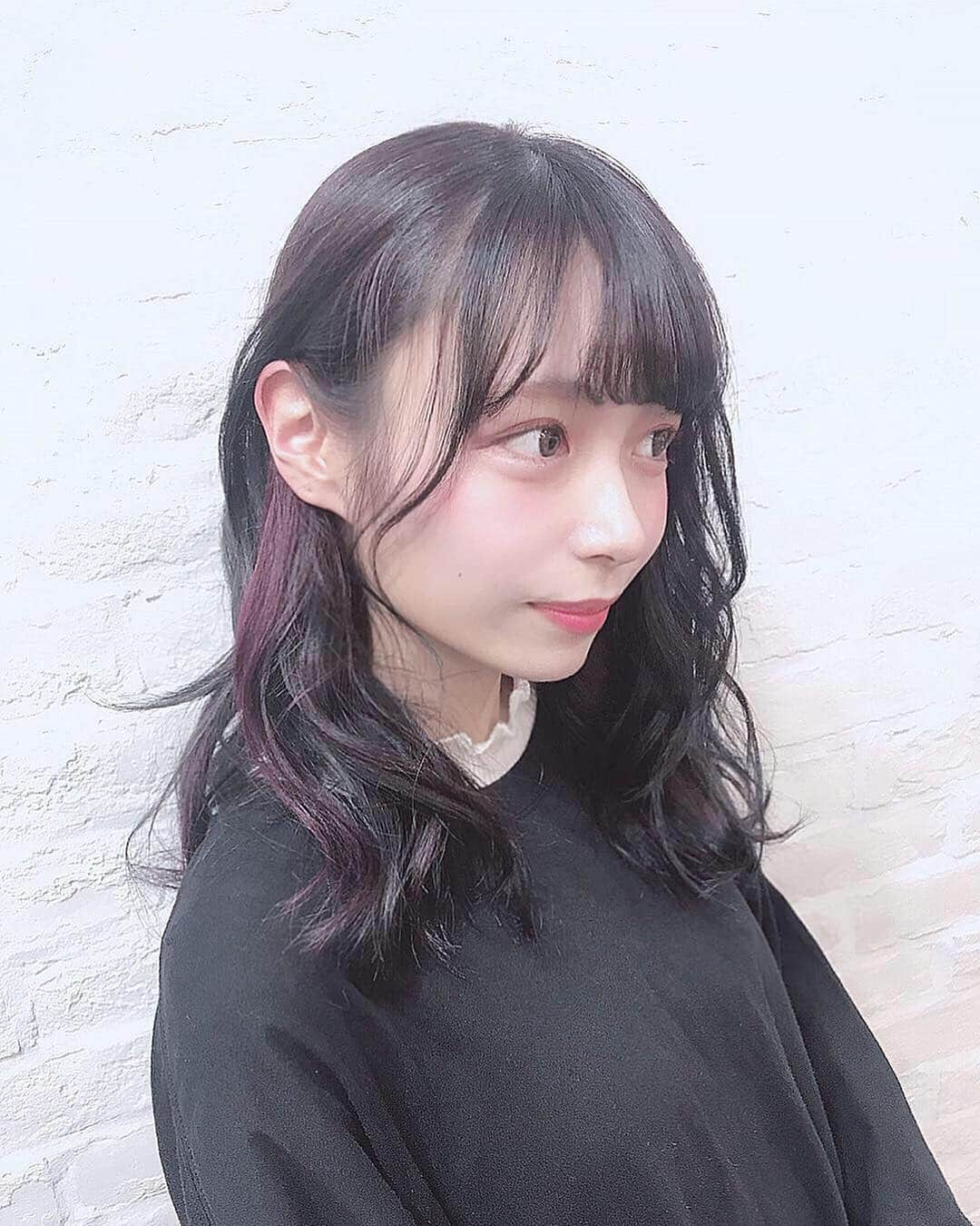 月野ちゃんさんのインスタグラム写真 - (月野ちゃんInstagram)「・ ・ ・ くらくしました🔮💇🏻‍♀️🖤🦋インナーもいれたの、 ひさしぶりに 髪もまきまきしてもらったの かわいい （ ; ; ）うれしみ」5月4日 23時20分 - uru_cjft