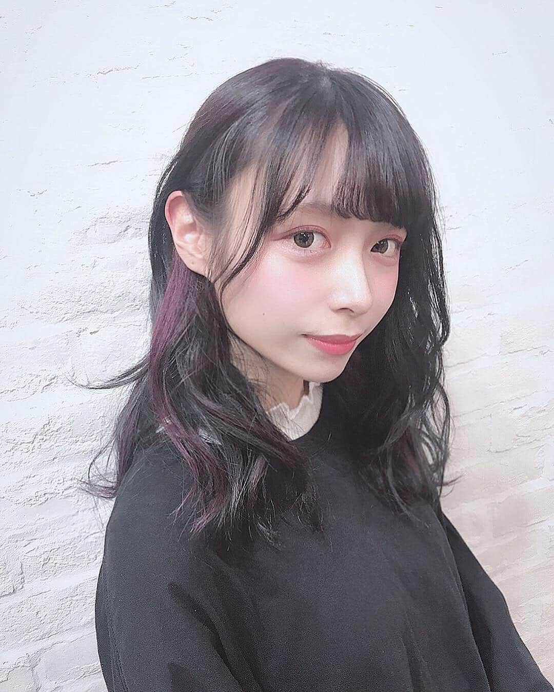 月野ちゃんさんのインスタグラム写真 - (月野ちゃんInstagram)「・ ・ ・ くらくしました🔮💇🏻‍♀️🖤🦋インナーもいれたの、 ひさしぶりに 髪もまきまきしてもらったの かわいい （ ; ; ）うれしみ」5月4日 23時20分 - uru_cjft