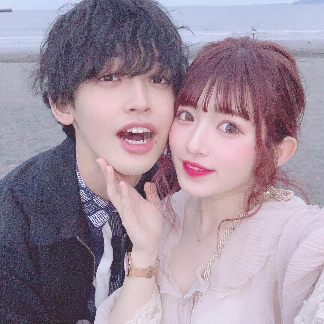 青木菜花のインスタグラム：「.﻿ .﻿ 1年3ヶ月記念日🌟﻿ ﻿ 最近はずっと喧嘩もしてないし仲良し😽﻿ 変わらず大好きです ☺︎﻿ .﻿ . #なのかじ #記念日」