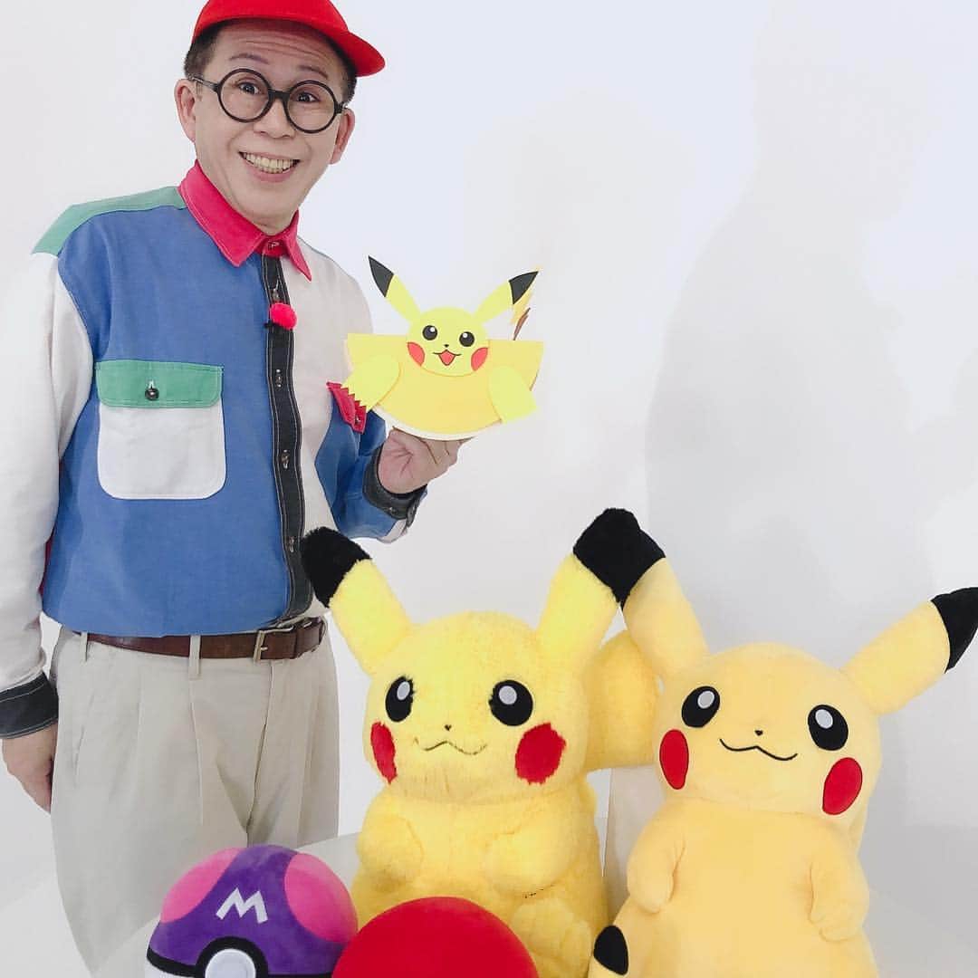 ワクワクさんのインスタグラム：「ピカチュウとお友達になったよ✨✨✨ #ワクワクさん #工作 #YouTube #コラボ #ピカチュウ」