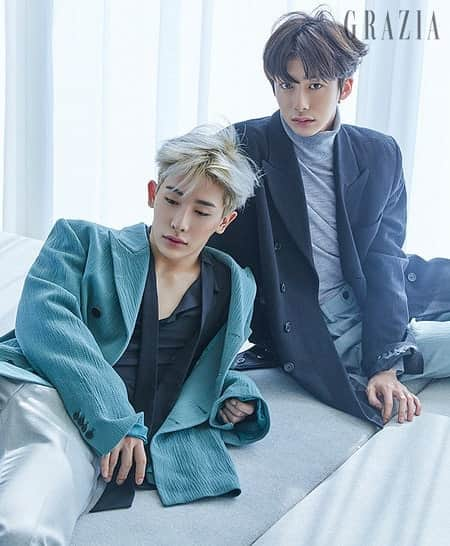 Just a girlさんのインスタグラム写真 - (Just a girlInstagram)「Wonho & Hyungwon 💚 for Grazia Korea March 2019. 📸by Lee Young Hak @official_monsta_x . . . . . . . #원호 #WonHo #신호석 #ShinHoSeok #元虎#MONSTAX #몬스타엑스#HyungWon #채형원  #ChaeHyungWon#monstaxwonho #wonhomonstax#koreanboy#맞팔 #셀스타그램 #셀카 #얼스타그램  #인스타그램  #l4l #f4f  #like4like #ootd  #おしゃれ #オシャレ #いいね返し #フォロー #韓国人 #韓国 #セルカ #自撮」5月5日 1時28分 - cecithegirl