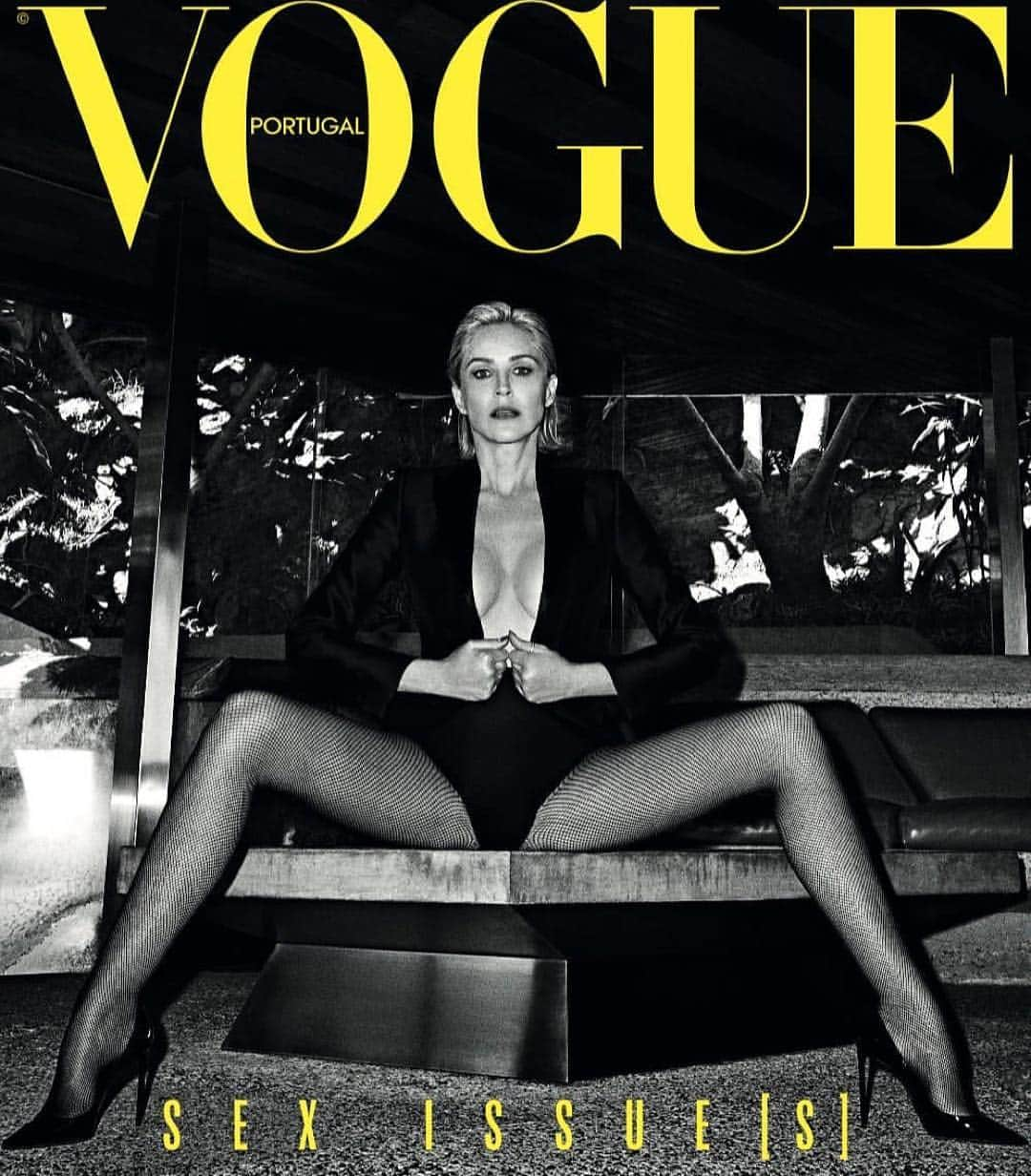 シャロン・ストーンさんのインスタグラム写真 - (シャロン・ストーンInstagram)「• @vogueportugal Sharon Stone para a Vogue de maio, numa edição em que se quebram os #sexissues. Capa 02 de 02, a chegar às bancas. No link da bio encontra três das frases mais marcantes da entrevista exclusiva à atriz.  __ @sharonstone for @vogueportugal’s may issue, a number where #sexissues are broken. Cover 02 of 02, arriving stands. link in @vogueportugal bio for three of the most meaningful quotes from the exclusive interview with the actress. #vogueportugal #sexissues #editorinchief @sofia.slucas #coverartdirection @jsantanagq #photography @branislavsimoncik #styling @paris_libby #makeup @missjobaker #hair @giannandreahair #haircolorist @brooklynstephen #words @sarovski #mayisue #outnow #nasbancas @lighthouse.publishing #Maythe4thBewithYou」5月5日 1時41分 - sharonstone