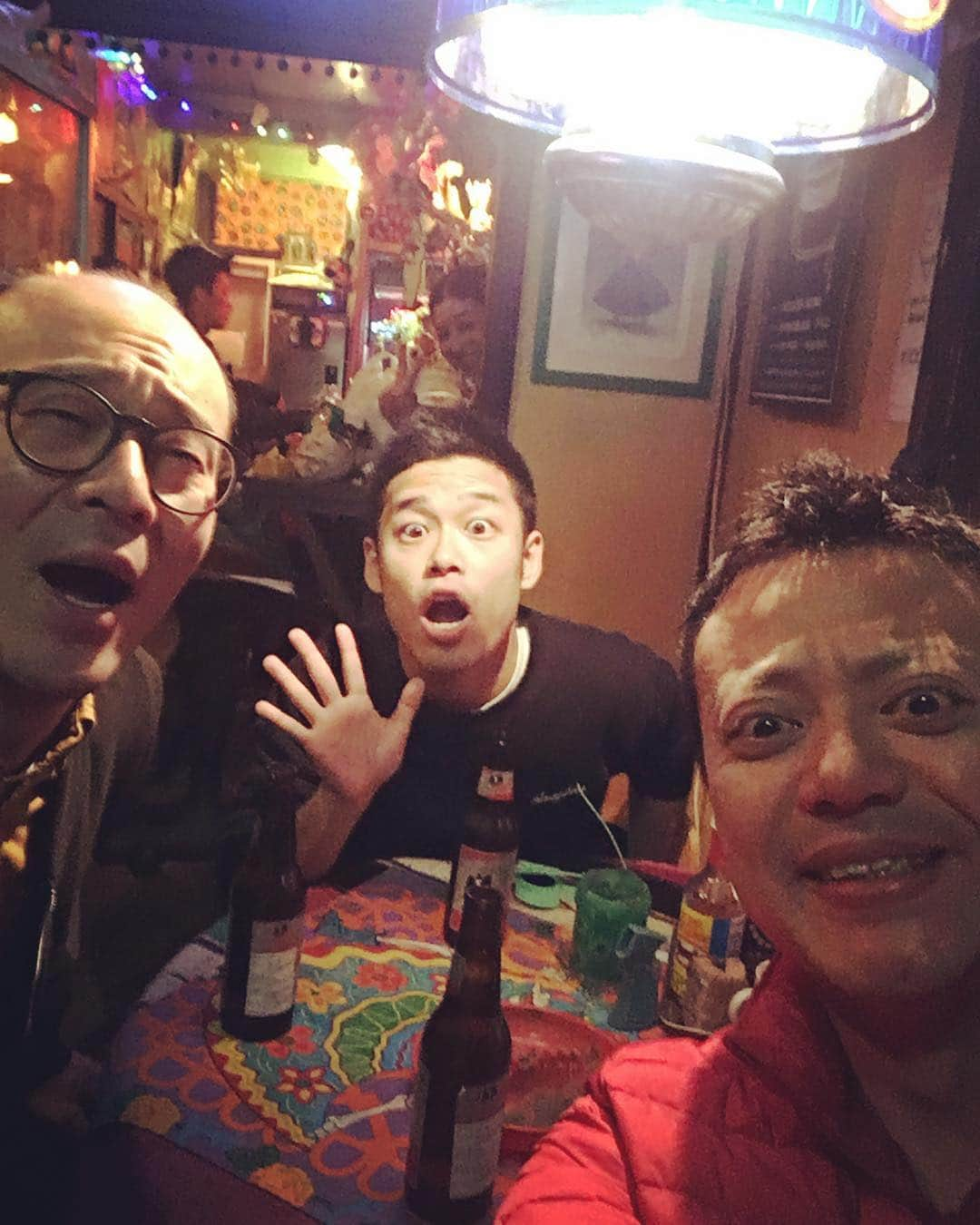 佐藤太一郎さんのインスタグラム写真 - (佐藤太一郎Instagram)「今日はもりすけと筒井くんと一緒に、山形の郷土料理のお店へ。 東北に来ると、日本酒が呑みたくなる。 楽し過ぎて、もう一軒BARへ。 明日は福島で新喜劇。 明日も全力で頑張りまーす！！ #吉本新喜劇」5月5日 2時10分 - satotaichiro_shinkigeki