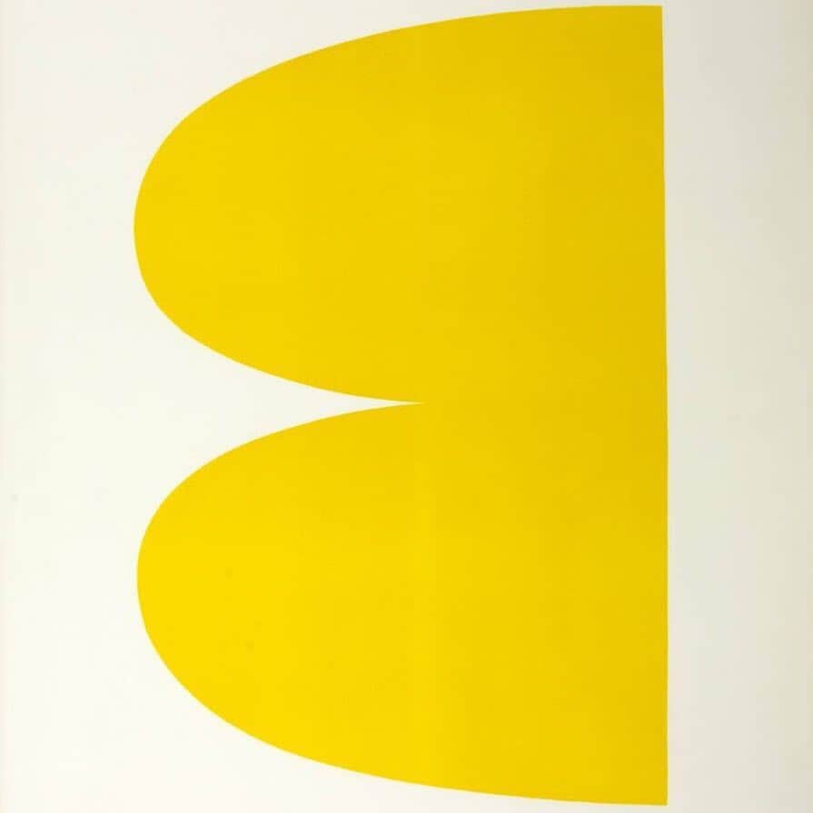 オーレリービダマンのインスタグラム：「Yellow - Ellsworth Kelly 1964-1965 #inspiration #art #tatemodern」