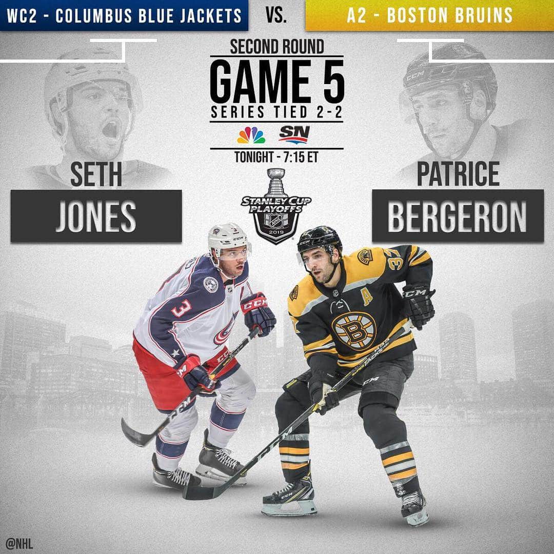 NHLさんのインスタグラム写真 - (NHLInstagram)「Shipping up to Boston with an even series! Who ya got in Game 5, @bluejacketsnhl or @nhlbruins? 📺: 7:15 ET on @nhlonnbcsports and @sportsnet #StanleyCup」5月5日 3時04分 - nhl