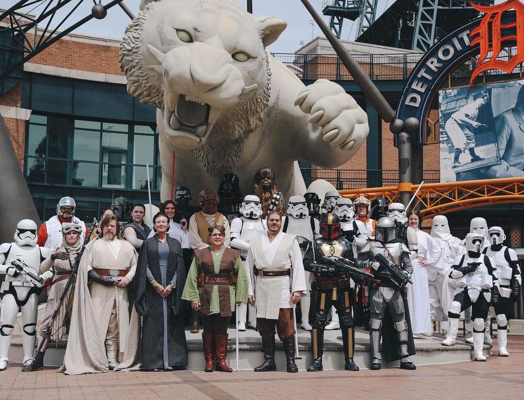 デトロイト・タイガースさんのインスタグラム写真 - (デトロイト・タイガースInstagram)「This is the crew you’re looking for.  #MayThe4thBeWithYou」5月5日 3時12分 - tigers