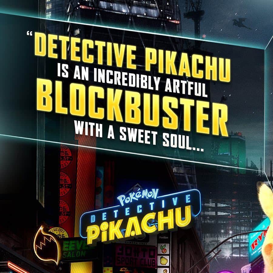 Warner Bros. Picturesさんのインスタグラム写真 - (Warner Bros. PicturesInstagram)「It’s gonna be a SWEET time ⚡️ #DetectivePikachu is in theaters May 10! Get your tickets now: Link in bio.」5月5日 4時27分 - wbpictures