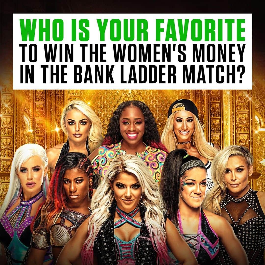 WWEさんのインスタグラム写真 - (WWEInstagram)「Who do you think will be this year's Ms. #MITB? 💰💰」5月5日 5時00分 - wwe