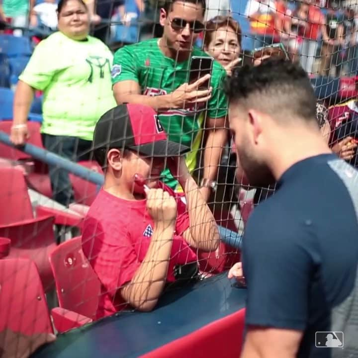 MLBのインスタグラム