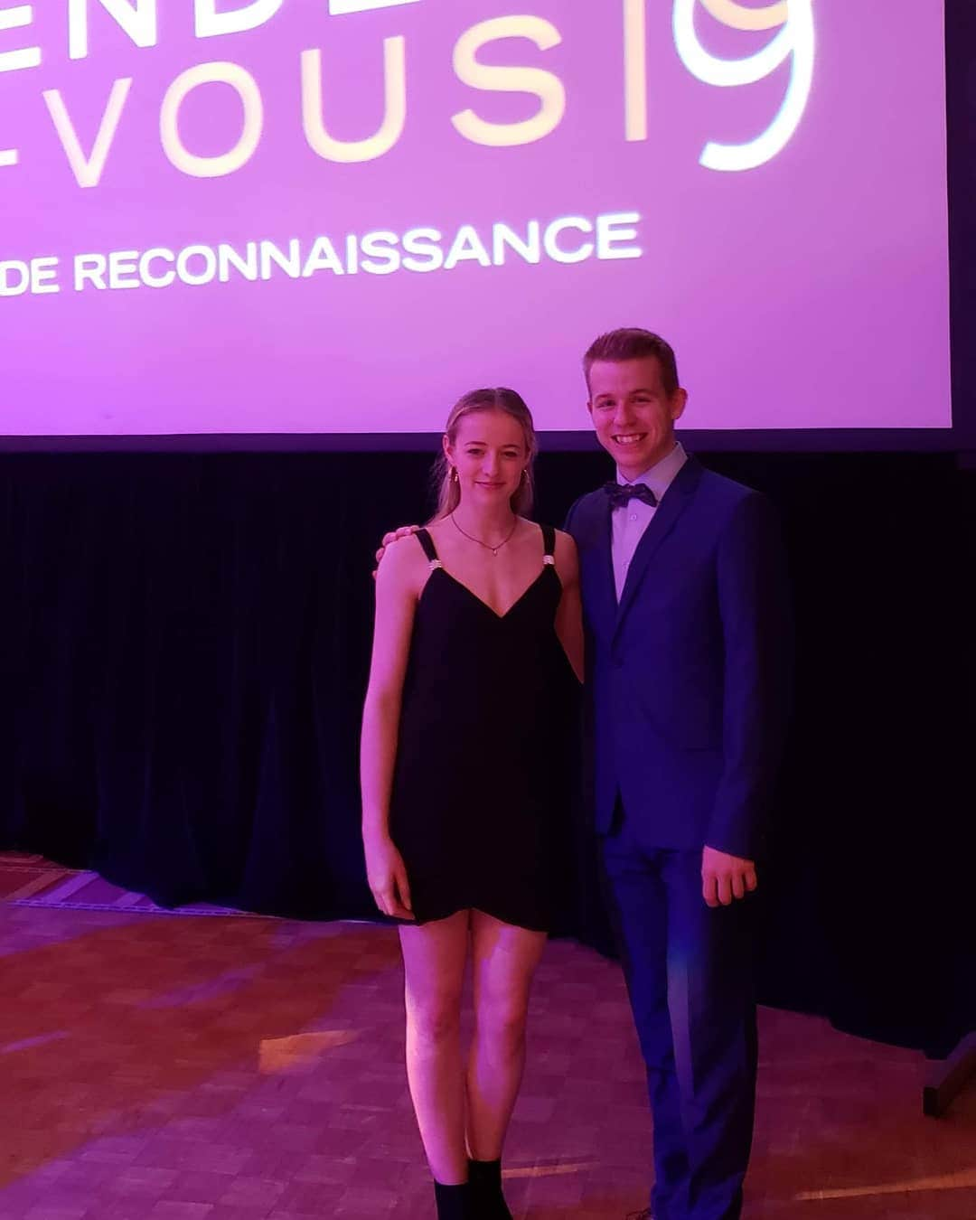 Mathieu Ostiguyのインスタグラム：「Belle soirée au Grand Rendez-vous 2019 de @patinageqc ! #patinagequebec #grandrendezvous2019」