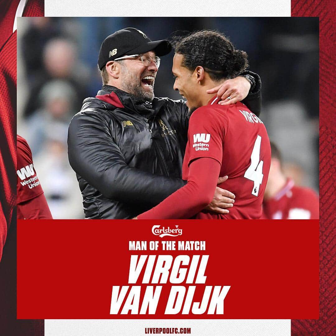 リヴァプールFCさんのインスタグラム写真 - (リヴァプールFCInstagram)「🎶 ‘HE’S VIRGIL VAN DIJK...’ 🎶 How did you rate VVD’s performance against @nufc? 💪 #LFC #LiverpoolFC #VanDijk #PL #PremierLeague」5月5日 18時31分 - liverpoolfc