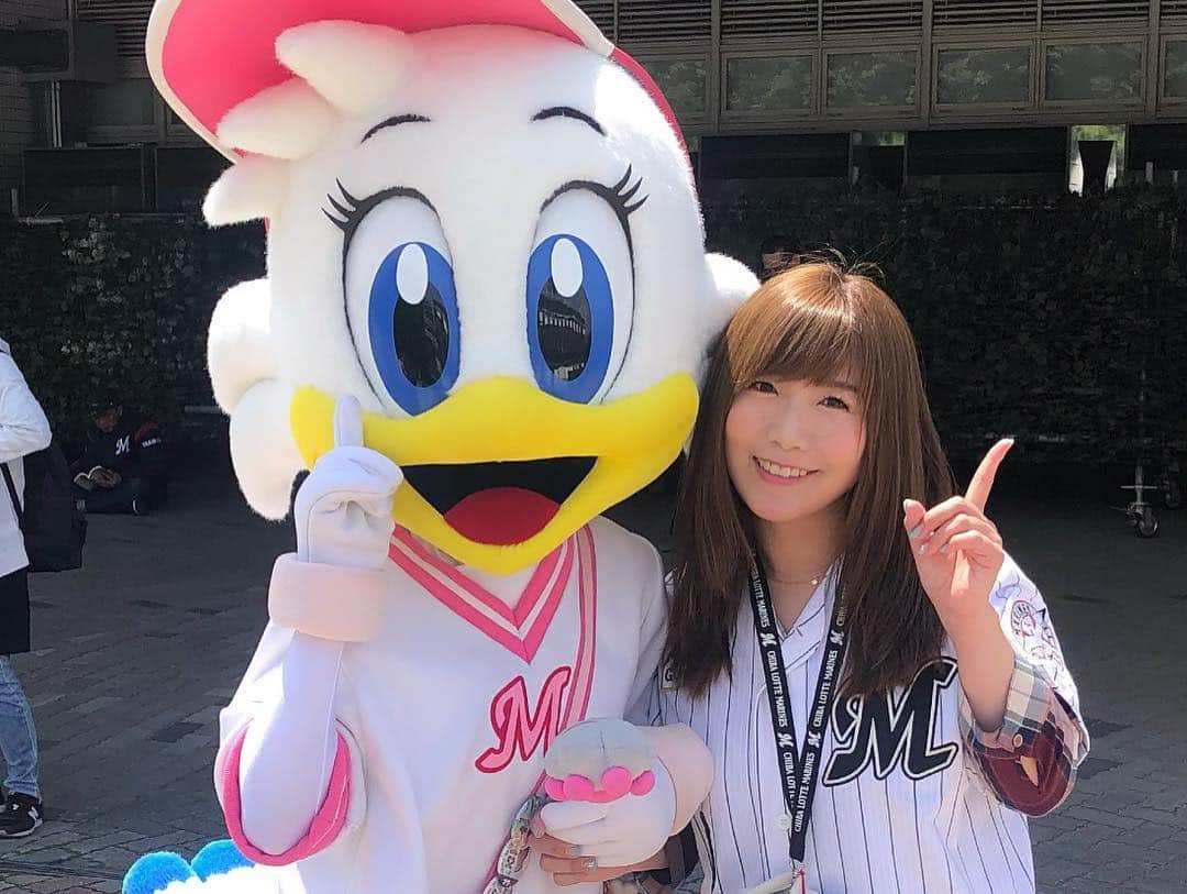 美泉咲さんのインスタグラム写真 - (美泉咲Instagram)「今日はまけほ😢 でもたくさんグリーティング出来たし、練習見学会も当たったので楽しめた一日でした～☺️✨ #chibalotte  #jcomスペシャルデー」5月5日 18時28分 - saki_mizumi