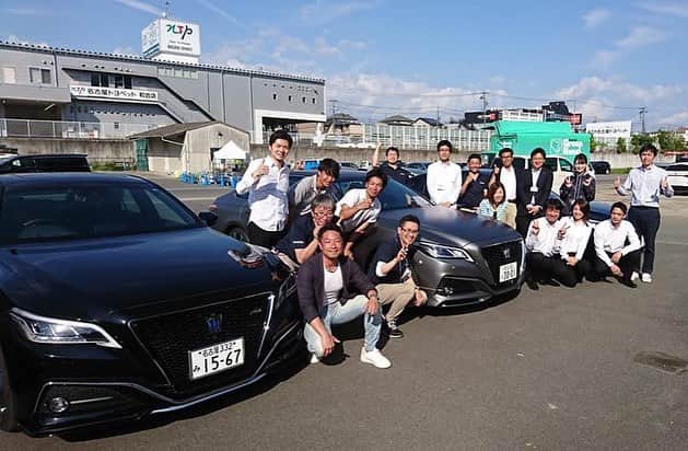 折目遼のインスタグラム：「中日クラウンズ2019 クラウン試乗会イベント #gw #中日クラウンズ #クラウン #名古屋 #needs24」