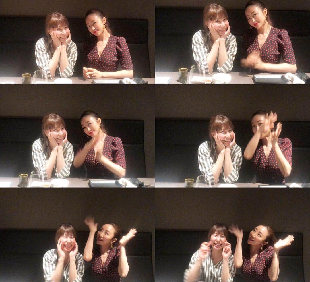 神崎恵さんのインスタグラム写真 - (神崎恵Instagram)「いろんなことを話して。 いつもいっぱい笑います。 @takahashi.riho ちゃん❤️ 珍しく、コスメの話もいっぱいした日。 #なぜか連写になっていたので」5月5日 18時48分 - megumi_kanzaki