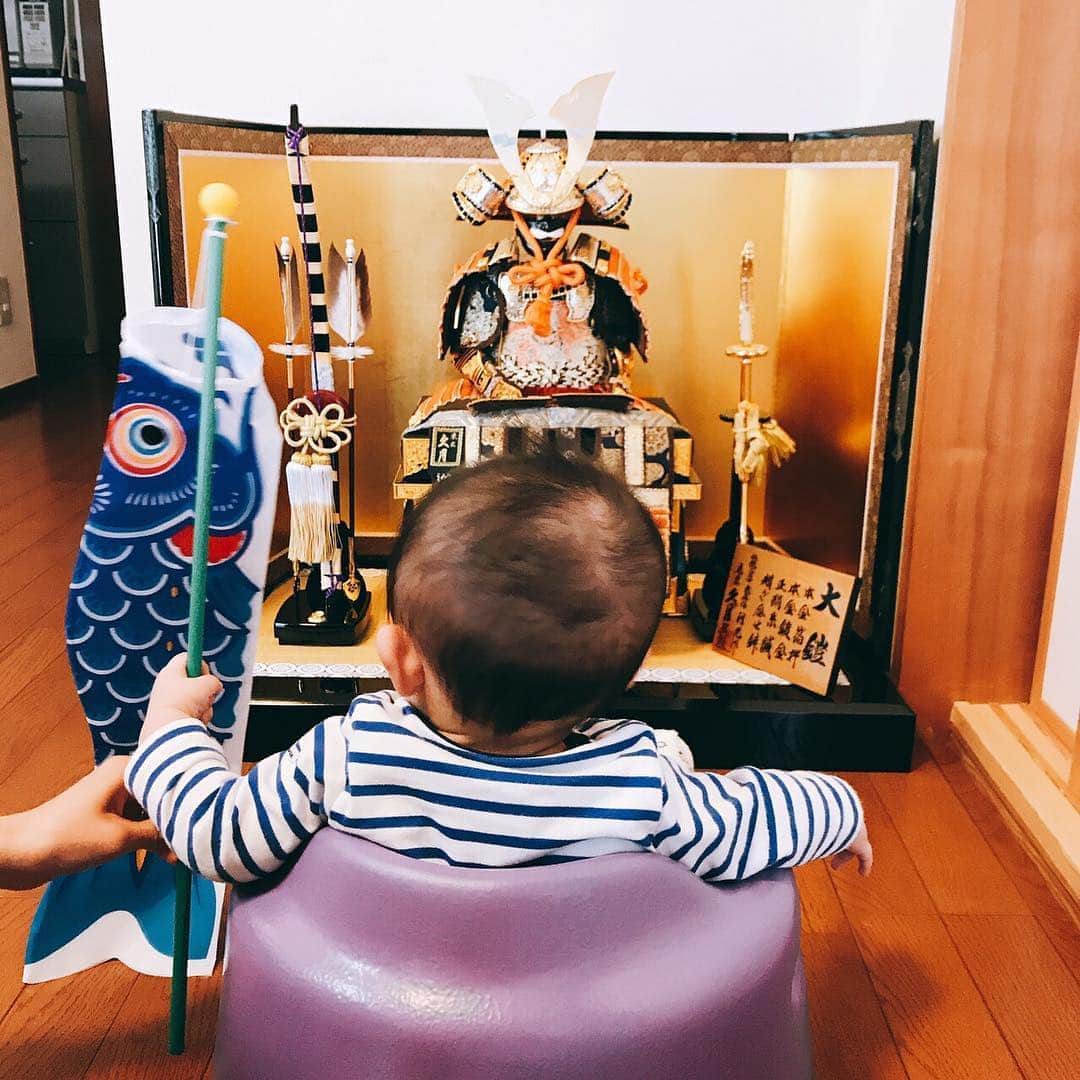 百千糸のインスタグラム：「こどもの日 初節句  おめでとう㊗️」