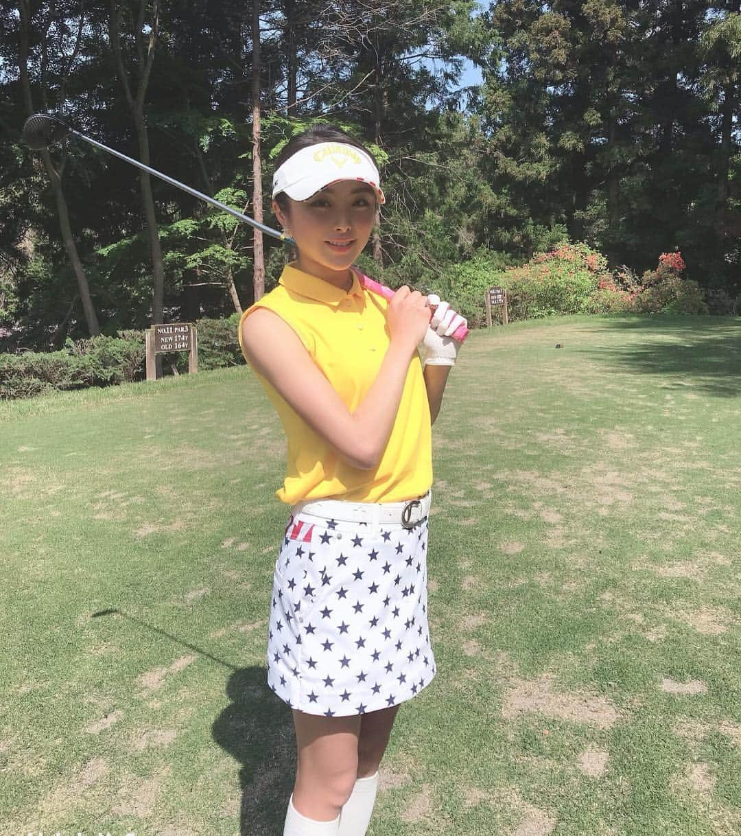 野田すみれさんのインスタグラム写真 - (野田すみれInstagram)「. 今日は宍戸ヒルズ⛳️💕 あっつい🤮 . . #宍戸ヒルズカントリークラブ#東コース#ゴルフ女子」5月5日 10時55分 - sumire0208