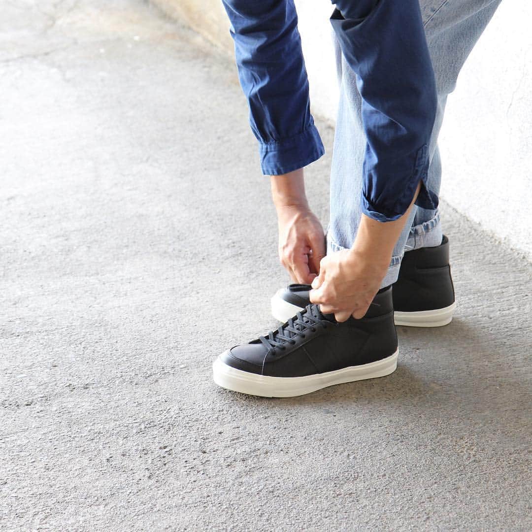 MOONSTARのインスタグラム：「BLACKTOP / BLACK #moonstar #finevulcanized #blacktop #madeinkurume」