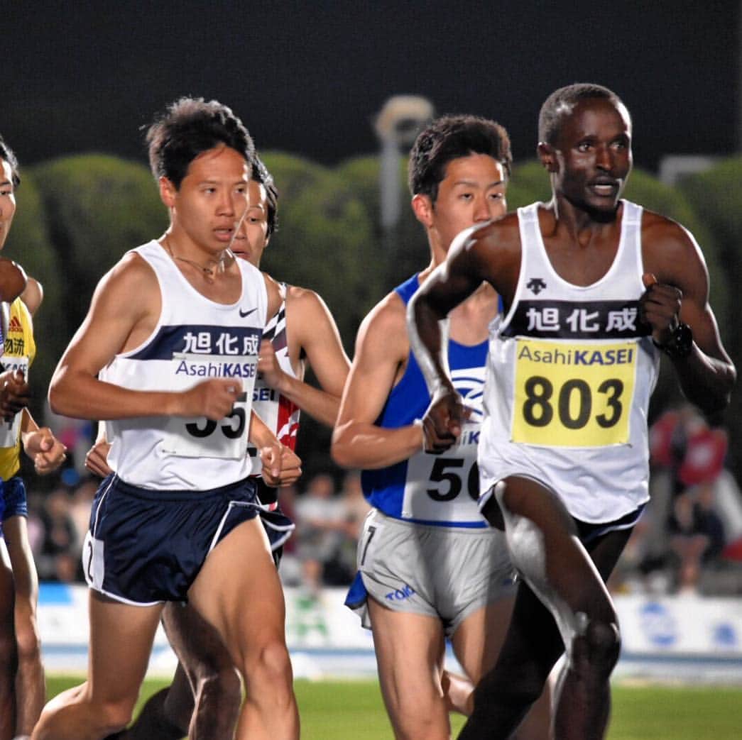 鎧坂哲哉のインスタグラム：「GGN 5000mA 13分36秒77 今後とも応援よろしくお願いします！ #ggn #5000m #nike」