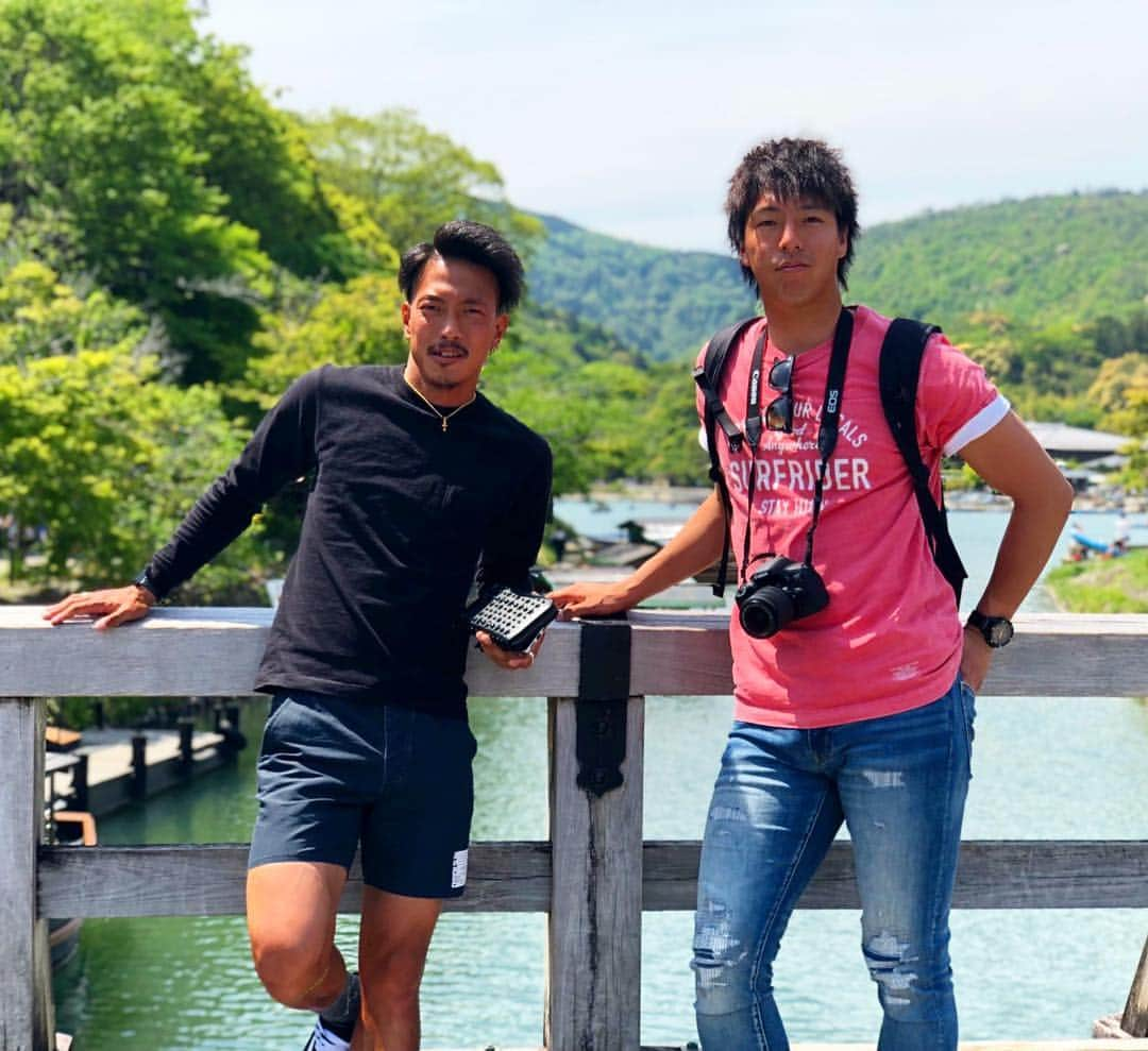 永井建成さんのインスタグラム写真 - (永井建成Instagram)「#オフ #嵐山 #京都案内 #人多い #暑い #さすが京都」5月5日 15時26分 - tatsu7729