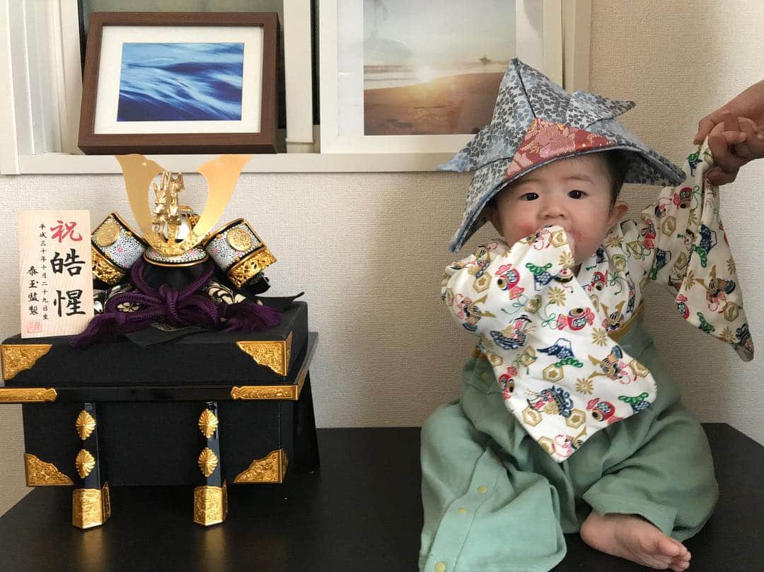 sioneのインスタグラム：「初節句。 健やかに育ってもらいたいものです。」