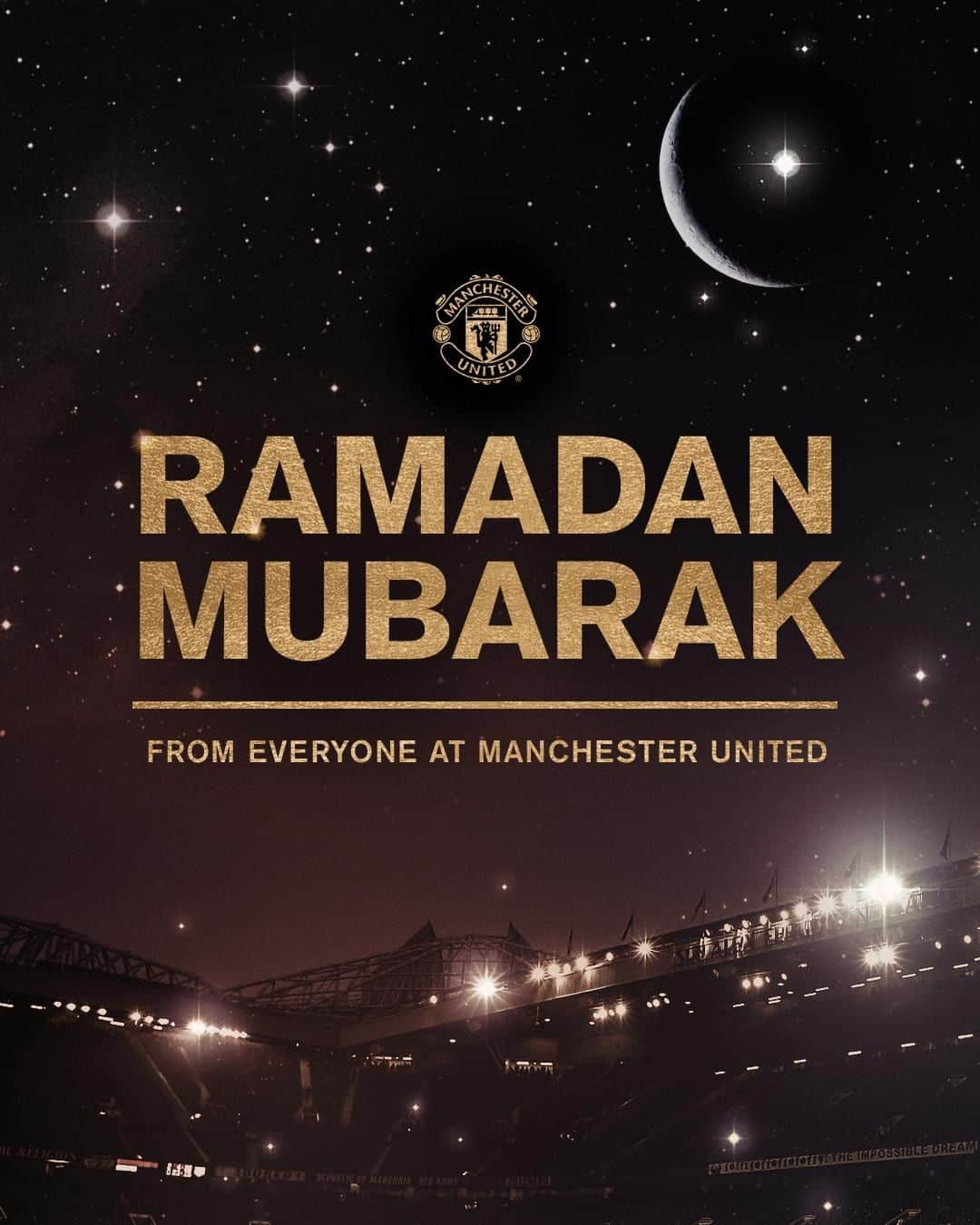 マンチェスター・ユナイテッドさんのインスタグラム写真 - (マンチェスター・ユナイテッドInstagram)「#RamadanMubarak from all at #MUFC. 🌙」5月5日 16時01分 - manchesterunited