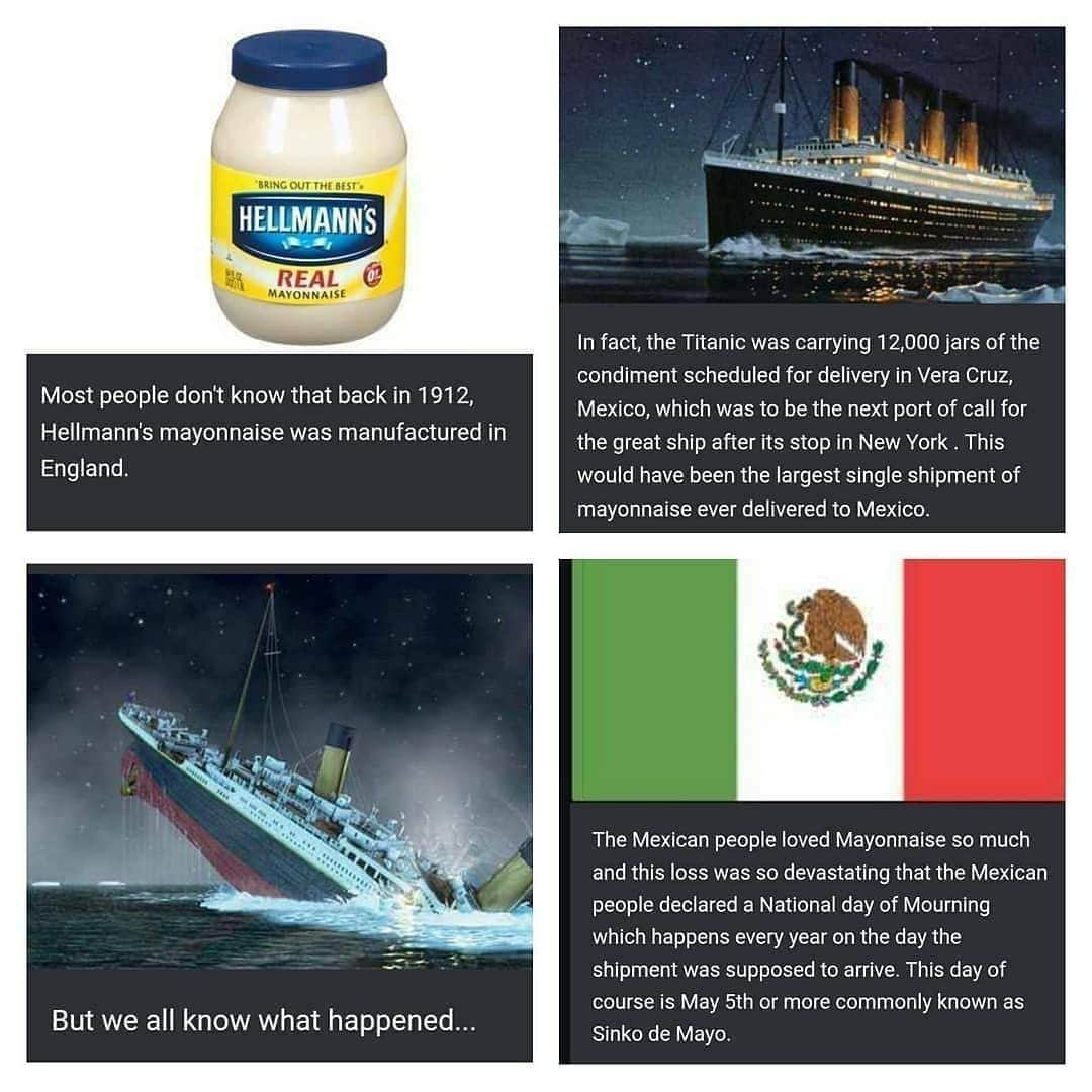 9GAGさんのインスタグラム写真 - (9GAGInstagram)「Happy Cinco de Mayo / Revenge of the Fifth⠀ #titanic #cincodemayo #9gag」5月5日 16時29分 - 9gag