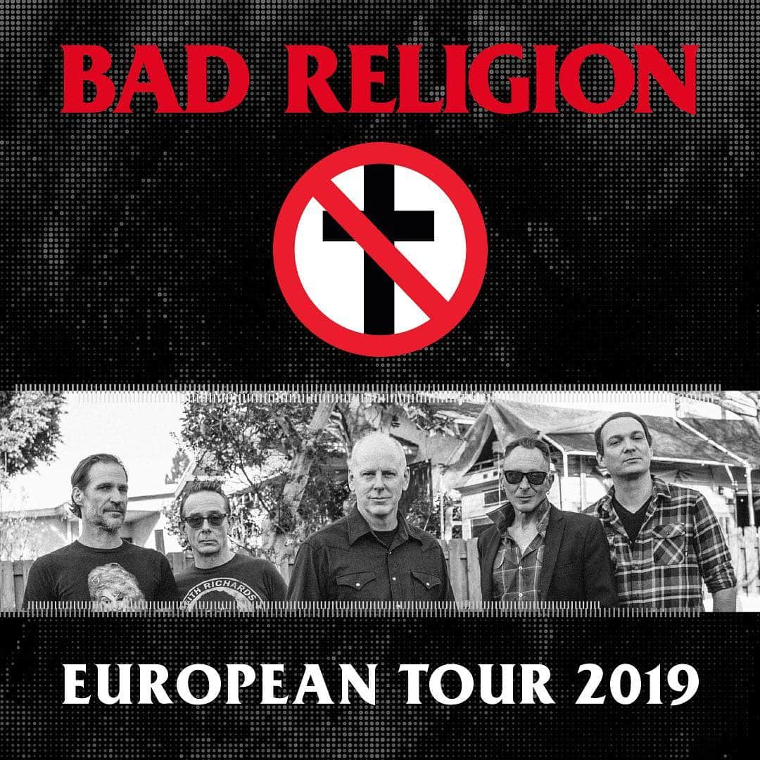 Bad Religionさんのインスタグラム写真 - (Bad ReligionInstagram)「Our new album ‘Age Of Unreason’ is out now and the European tour is in full swing. Hope to see you on the road! #BadReligion #AgeOfUnreason」5月5日 17時12分 - badreligionband