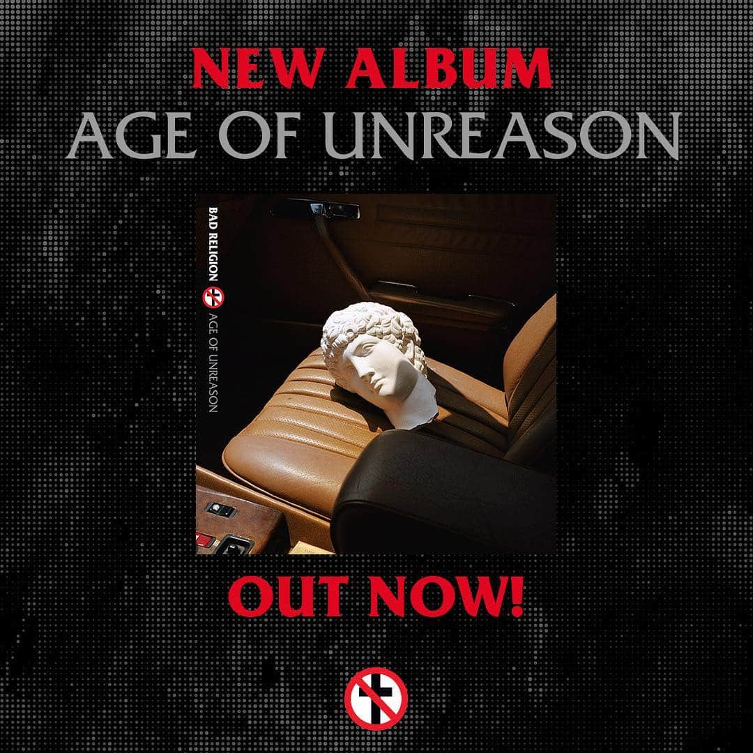 Bad Religionさんのインスタグラム写真 - (Bad ReligionInstagram)「Our new album ‘Age Of Unreason’ is out now and the European tour is in full swing. Hope to see you on the road! #BadReligion #AgeOfUnreason」5月5日 17時12分 - badreligionband