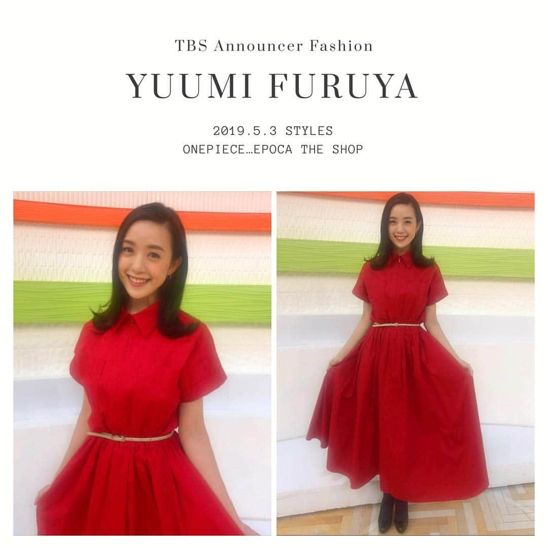 TBSアナウンサー公式さんのインスタグラム写真 - (TBSアナウンサー公式Instagram)「👗 YUMI FURUYA Outfit Of This Week✨  ONE PIECE…EPOCA THE SHOP  #tbsannouncersfashion #fashion #古谷有美 #vol2 #Spring #outfitofthisweek #ootw #ootd #ビビット #20190501 #20190503 OA」5月5日 17時07分 - tbs_annogram