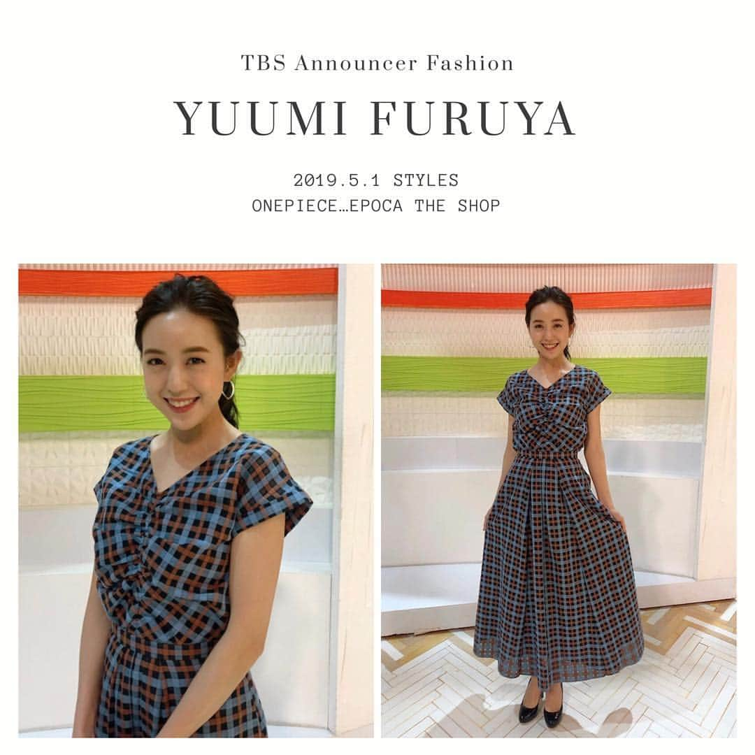 TBSアナウンサー公式さんのインスタグラム写真 - (TBSアナウンサー公式Instagram)「👗 YUMI FURUYA Outfit Of This Week✨  ONE PIECE…EPOCA THE SHOP  #tbsannouncersfashion #fashion #古谷有美 #vol2 #Spring #outfitofthisweek #ootw #ootd #ビビット #20190501 #20190503 OA」5月5日 17時07分 - tbs_annogram