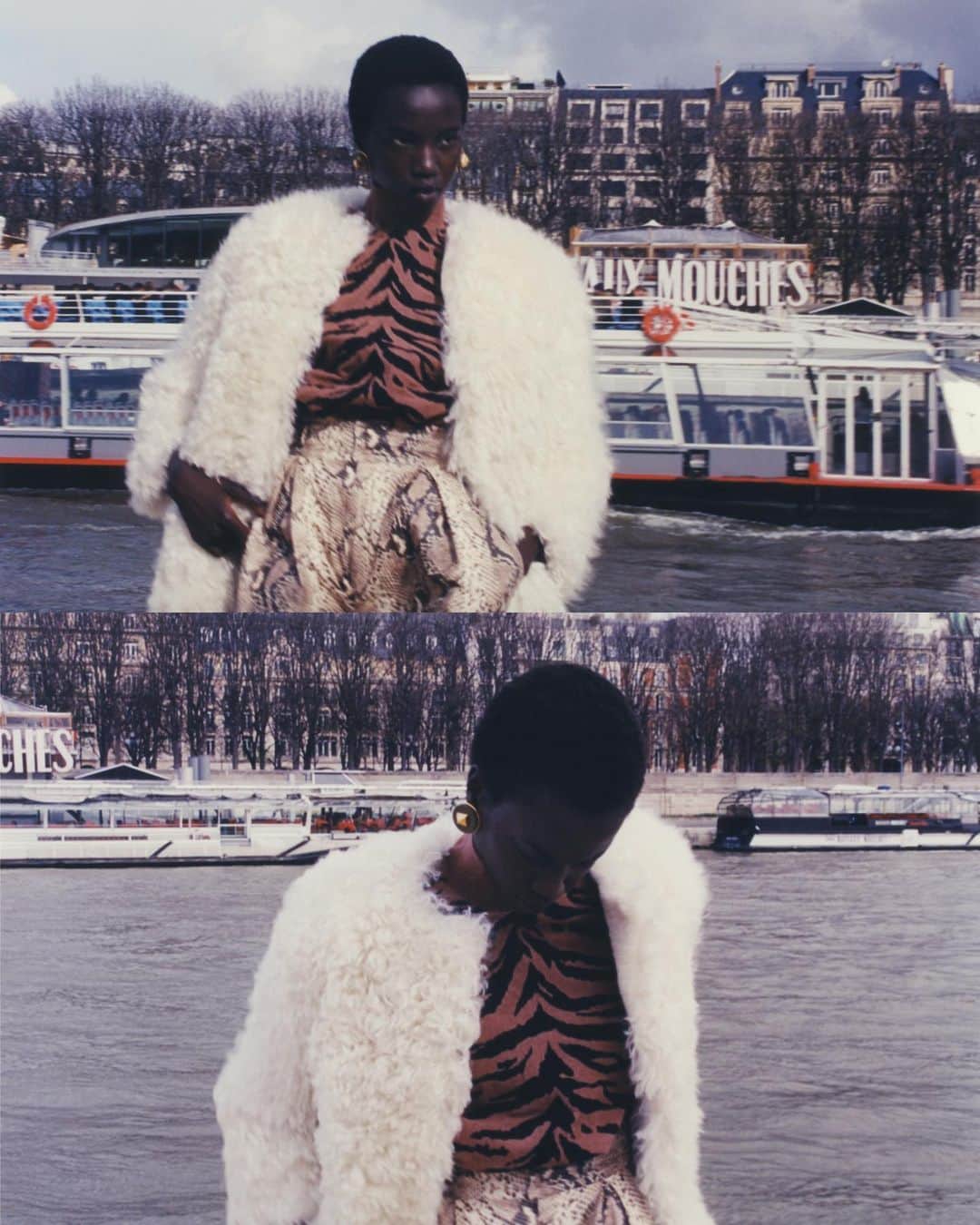 Vogue Parisさんのインスタグラム写真 - (Vogue ParisInstagram)「There’s no city more stylish than Paris and @AnokYai proves it in the new issue of Vogue Paris, out now. Shot by @samrocksamrock, styled by @aleksworo. Make up by @lisabutlermua, hair by @garygillhair. Coat @givenchyofficial, sweater @azzedinealaiaofficial, trousers @philosophyofficial」5月6日 4時57分 - voguefrance
