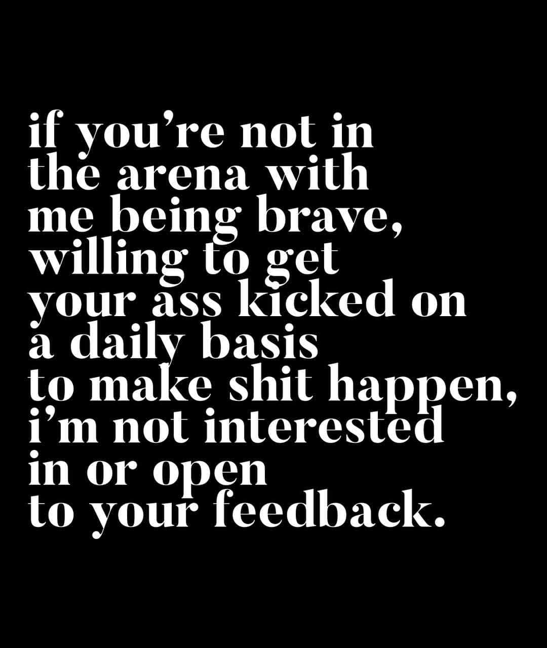 クリス・ボッシュさんのインスタグラム写真 - (クリス・ボッシュInstagram)「Saw this today on my man @jermainedupri’s page and it resonated with me on a deep level. ⁣ ⁣ @brenebrown said it best 👉🏿 “A lot of cheap seats in the arena are filled with people who never venture onto the floor. They just hurl mean-spirited criticisms and put-downs from a safe distance. The problem is, when we stop caring what people think and stop feeling hurt by cruelty, we lose our ability to connect. But when we’re defined by what people think, we lose the courage to be vulnerable. Therefore, we need to be selective about the feedback we let into our lives.” Raise a hand below if you feel this 🙋🏾‍♂️ #Truth #Wisdom」5月6日 3時27分 - chrisbosh