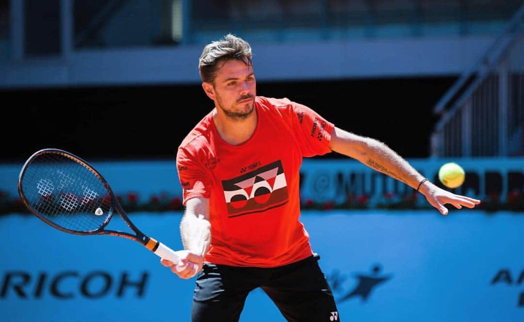 スタニスラス・ワウリンカさんのインスタグラム写真 - (スタニスラス・ワウリンカInstagram)「👀🎾 @mutuamadridopen #madrid #focus #practice #enjoy #fun」5月6日 3時37分 - stanwawrinka85