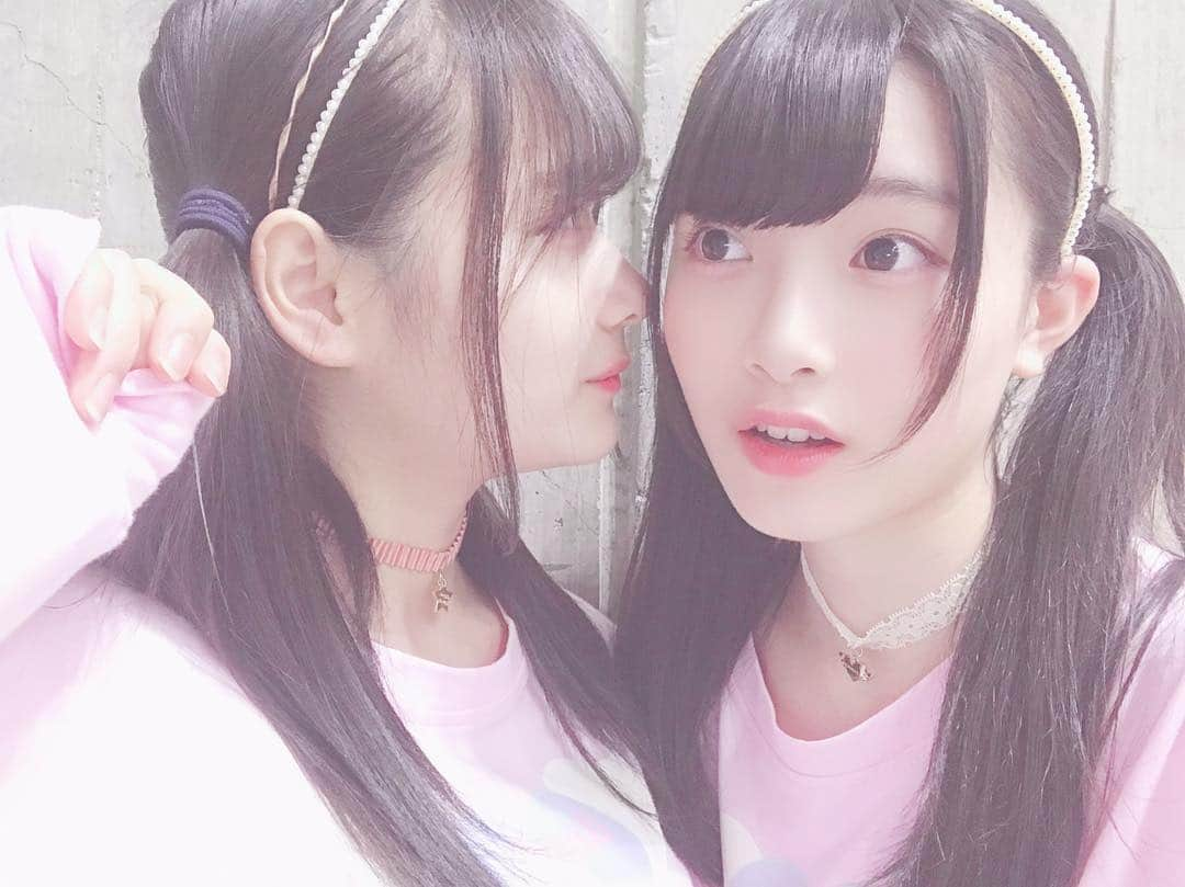 小越春花さんのインスタグラム写真 - (小越春花Instagram)「やひこ❣️❣️ #小越春花 #諸橋姫向 #ピンク#双子コーデ」5月5日 19時51分 - haruka_2525_ngt48