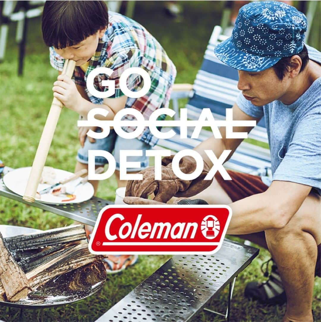 Coleman Japanのインスタグラム：「たまにはスマホを置いて、家族との時間をたくさん持とう。  #gosocialdetox #灯そうコールマン ・ ▶️GO SOCIAL DETOXキャンペーン実施中 ・ 詳細は @coleman_japan プロフィールのリンクからアクセス！」