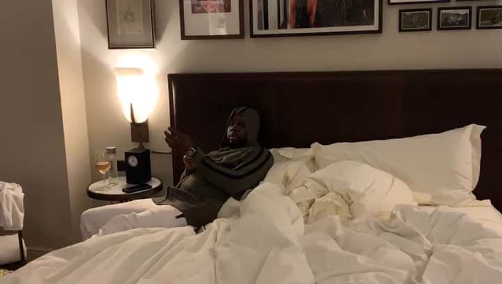 ワイクリフ・ジョンのインスタグラム：「Good morning from Vegas thank u to all my fans  that came to see me at the #Ontherecord #parkmgmlasvegas」